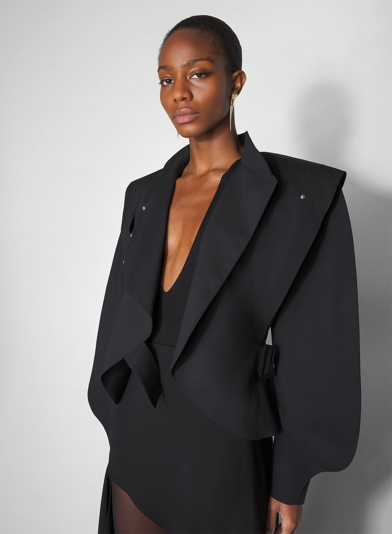 ❤️mugl 酷型夹克外套 ！骇客帝国风 两色 SML