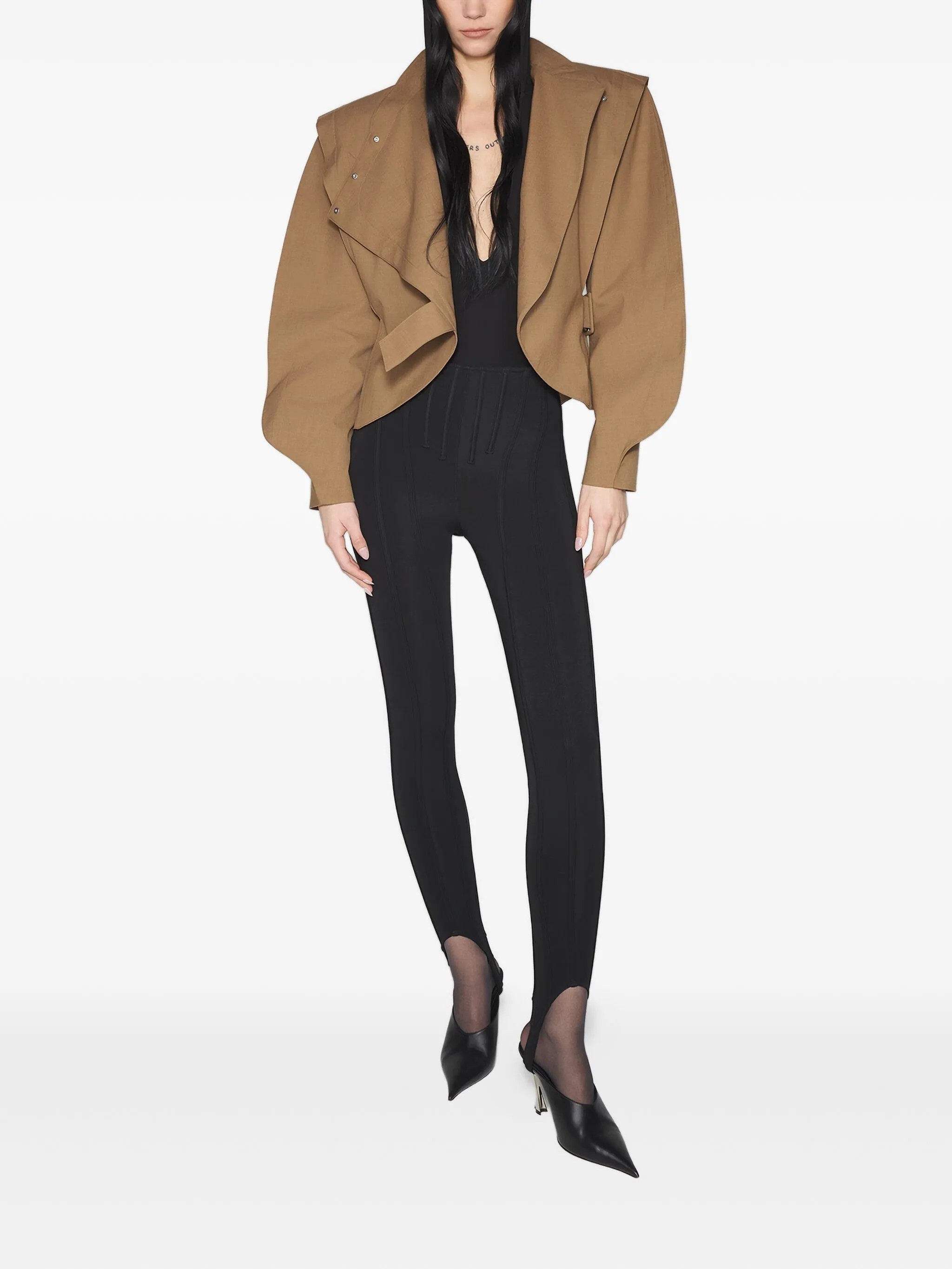 ❤️mugl 酷型夹克外套 ！骇客帝国风 两色 SML