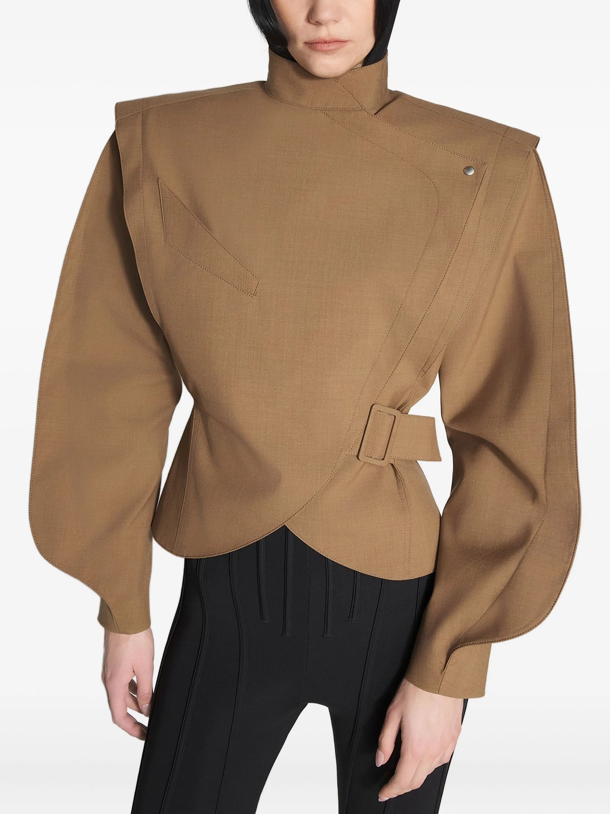 ❤️mugl 酷型夹克外套 ！骇客帝国风 两色 SML