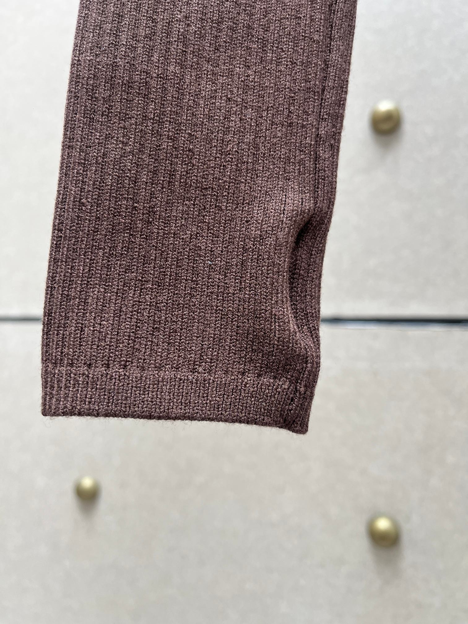 ❤️巧克力色堆领针织连体衣！SML