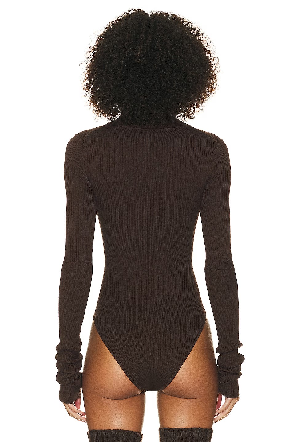 ❤️巧克力色堆领针织连体衣！SML