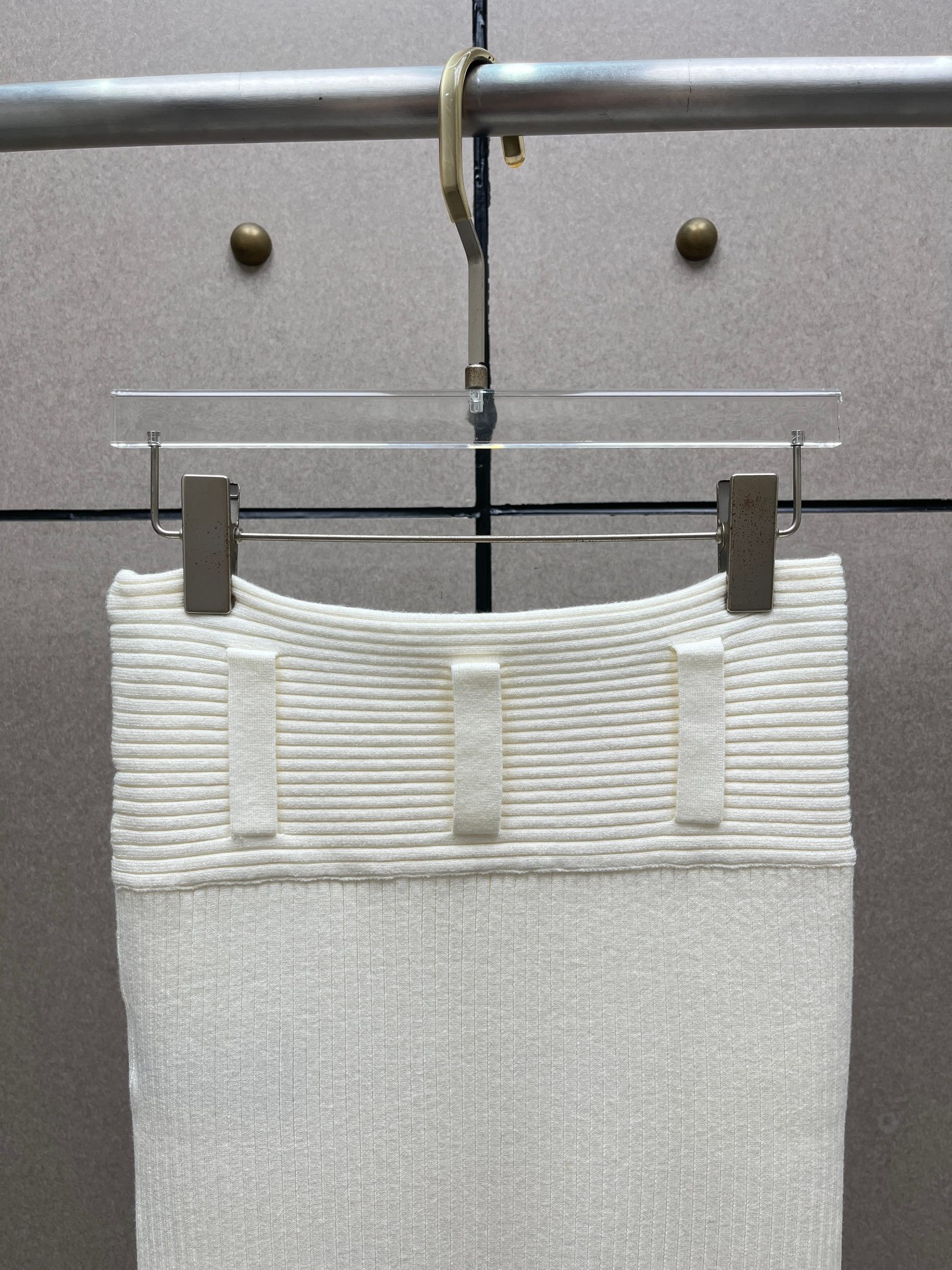 ❤️宽腰针织长半裙！ 配有宽腰带 SML