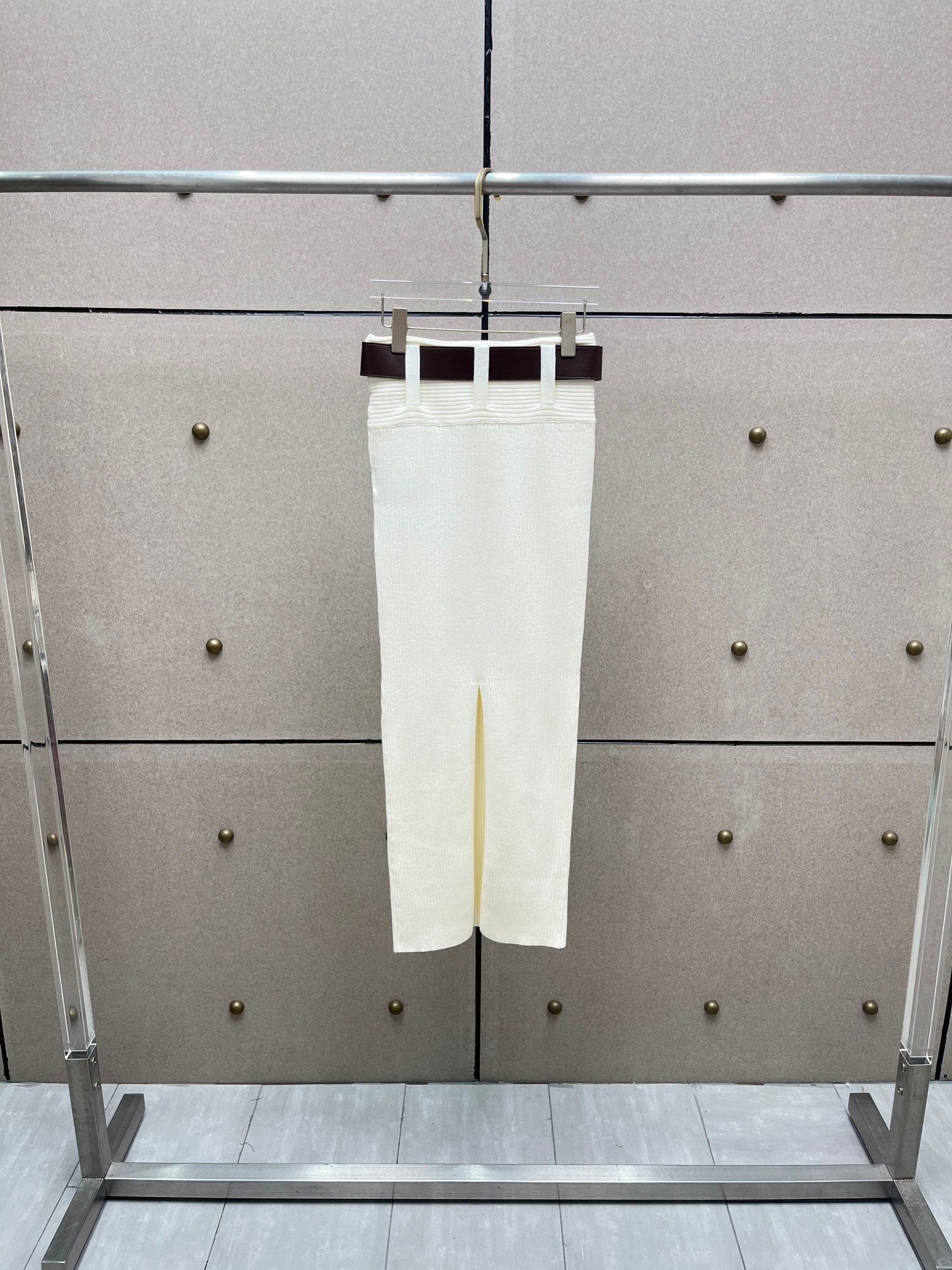 ❤️宽腰针织长半裙！ 配有宽腰带 SML