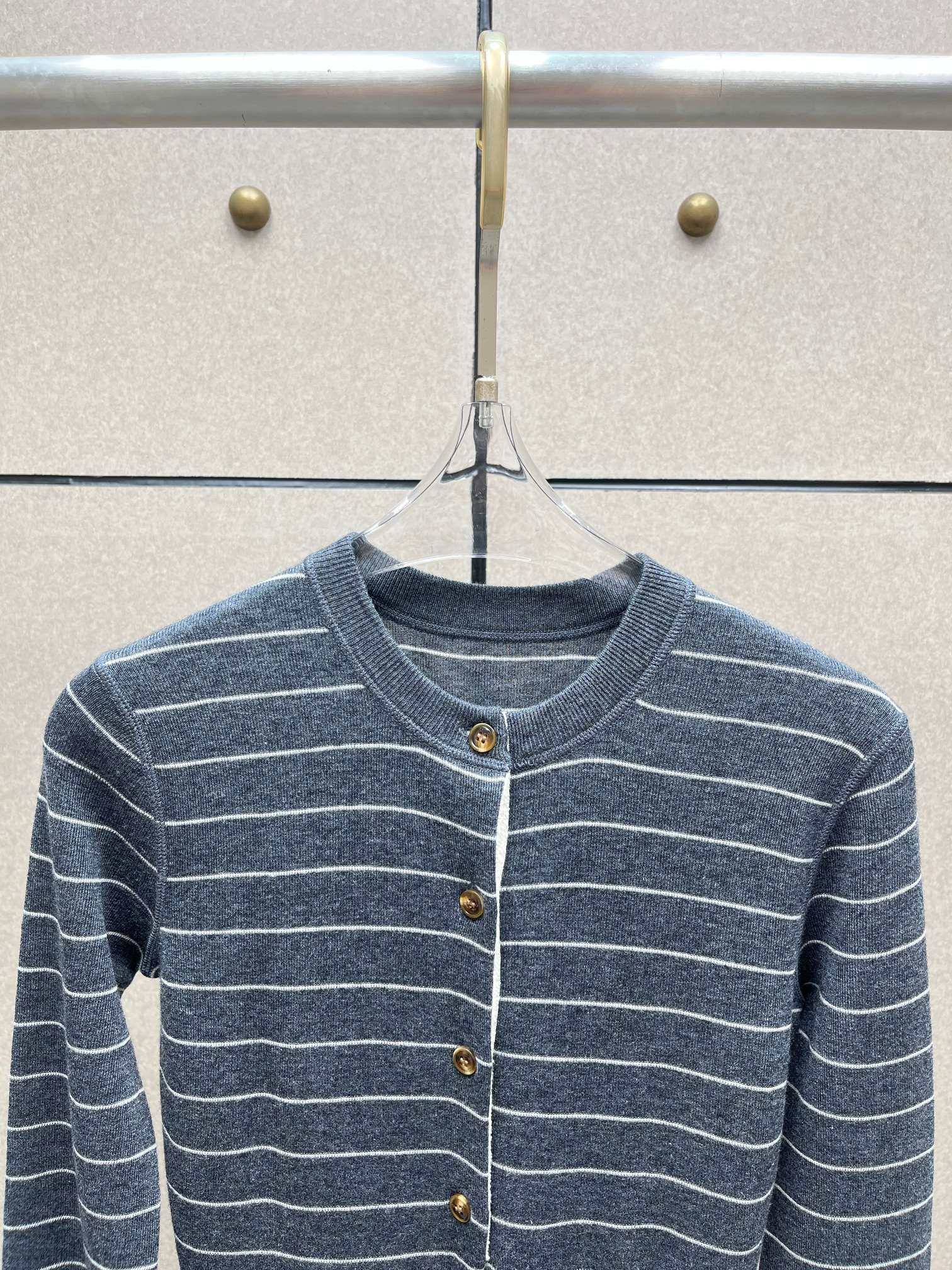 ❤️条纹针织连衣裙！羊毛混纺 SML