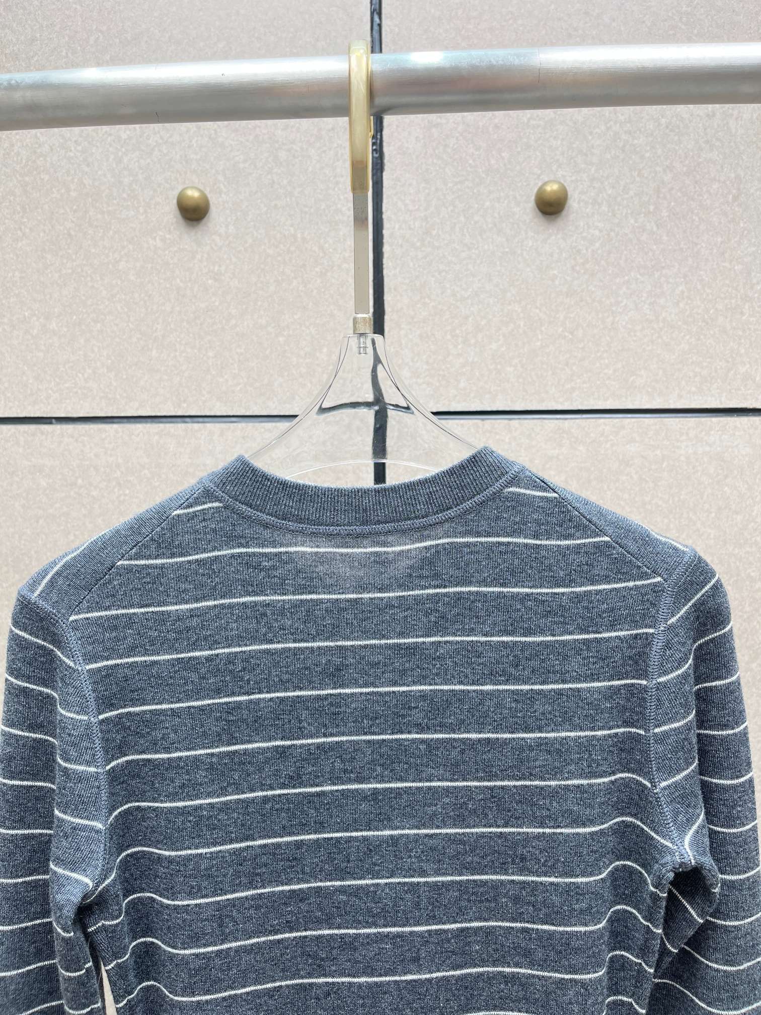 ❤️条纹针织连衣裙！羊毛混纺 SML