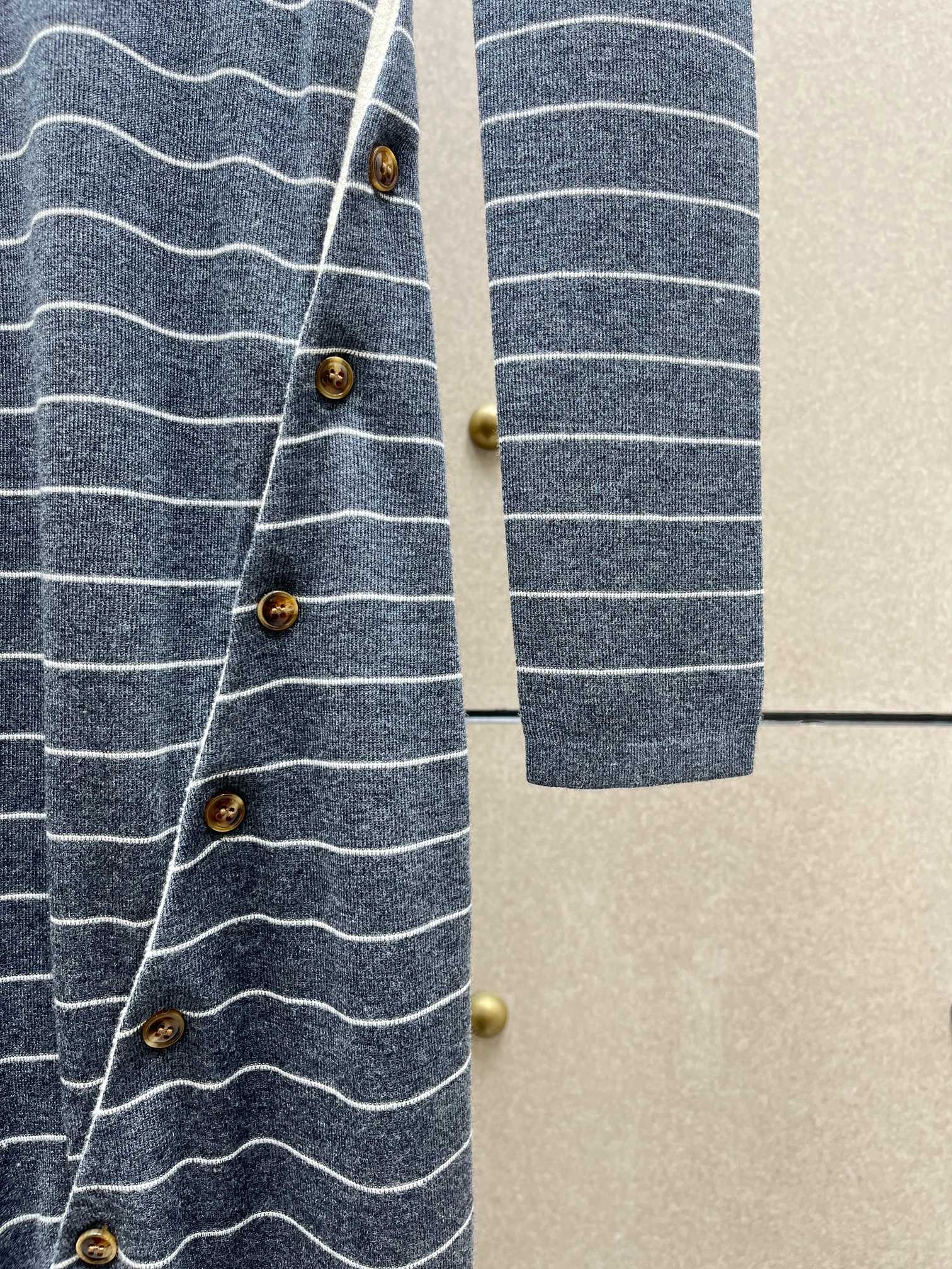 ❤️条纹针织连衣裙！羊毛混纺 SML