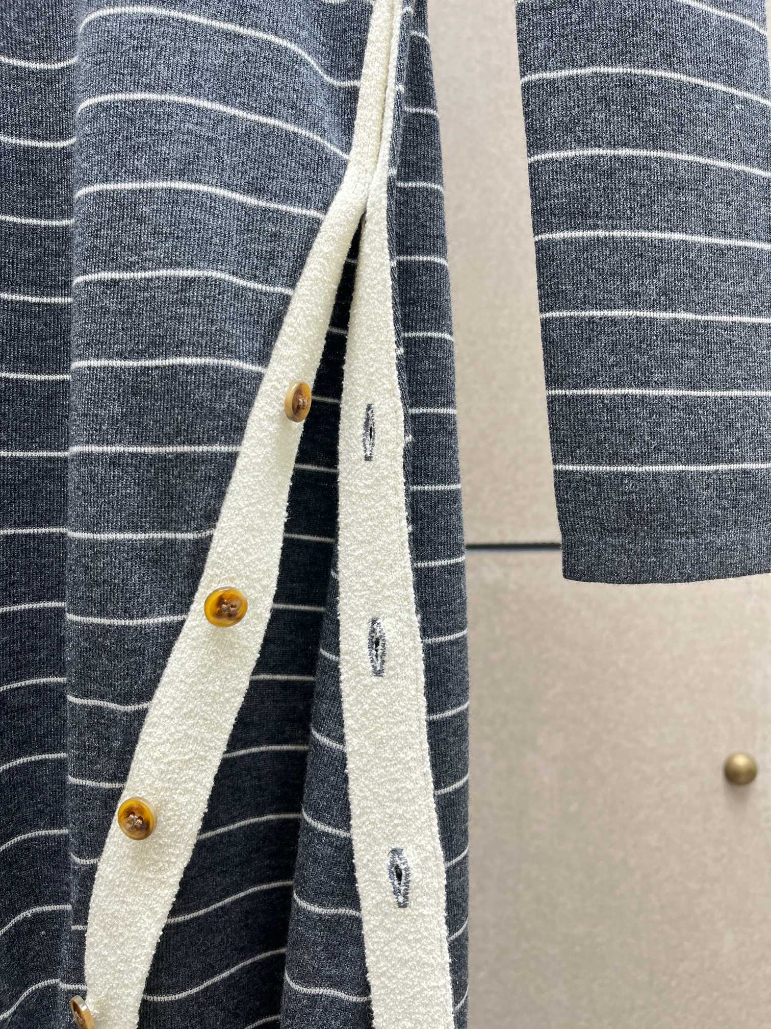 ❤️条纹针织连衣裙！羊毛混纺 SML