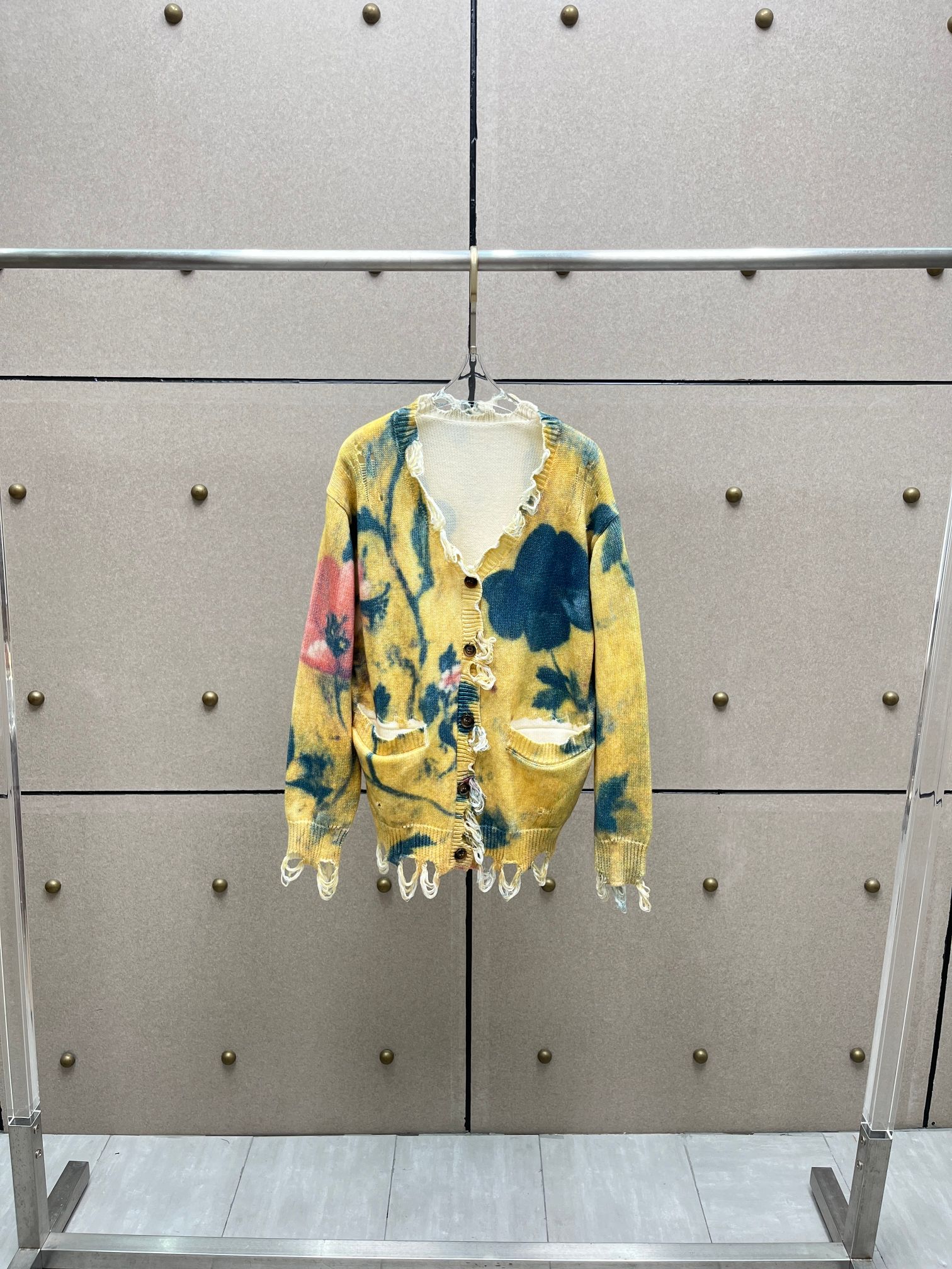 ❤️印花针织开衫！棉 SML