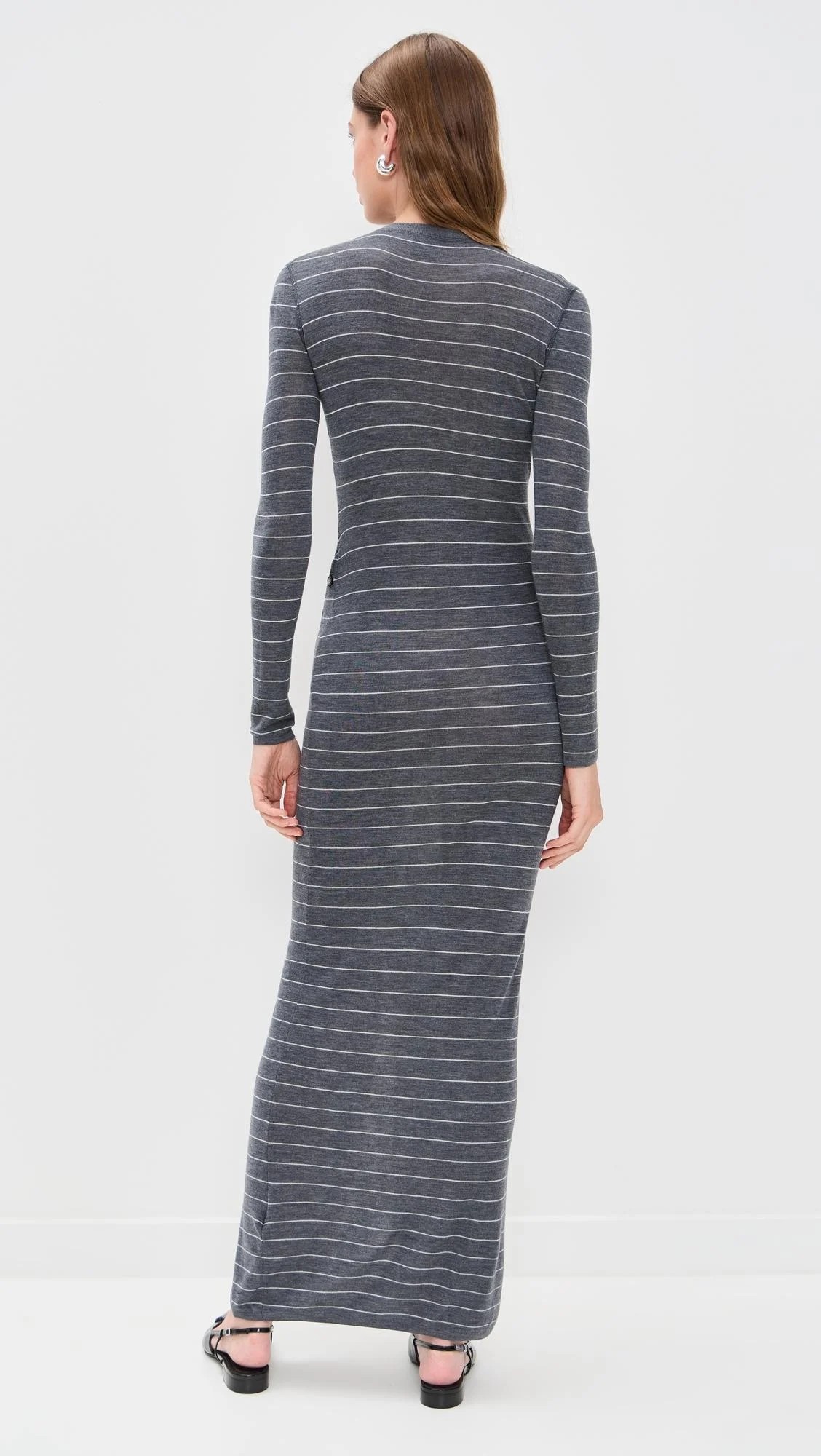 ❤️条纹针织连衣裙！羊毛混纺 SML