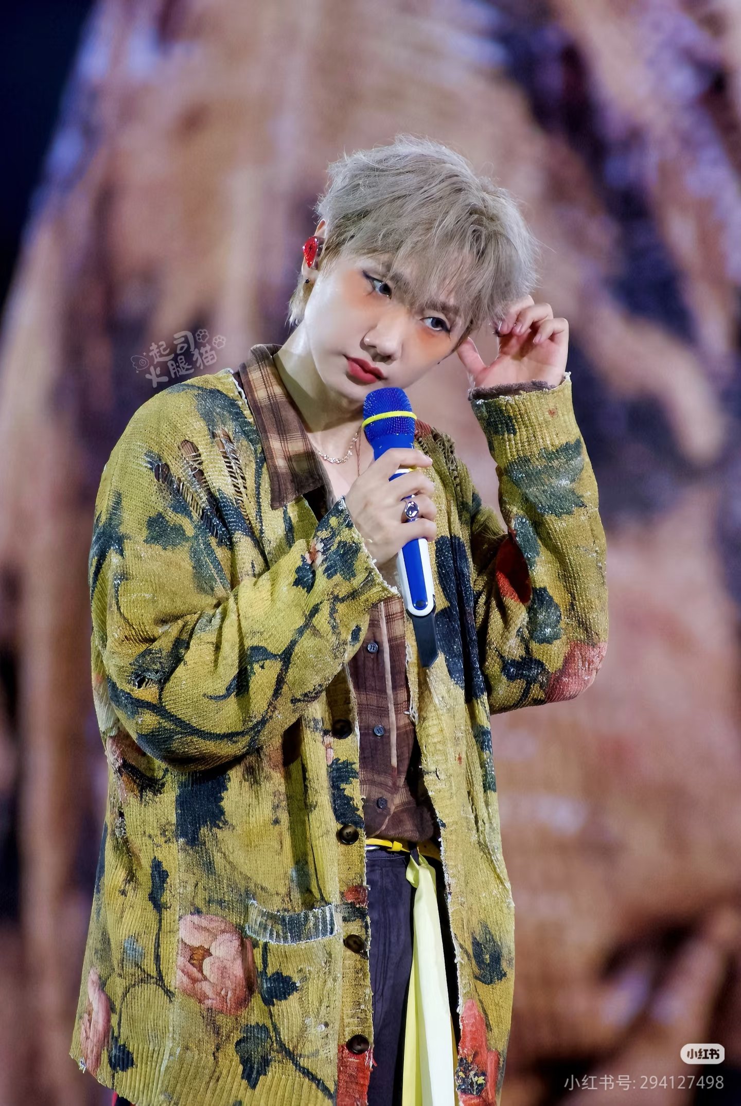 ❤️印花针织开衫！棉 SML