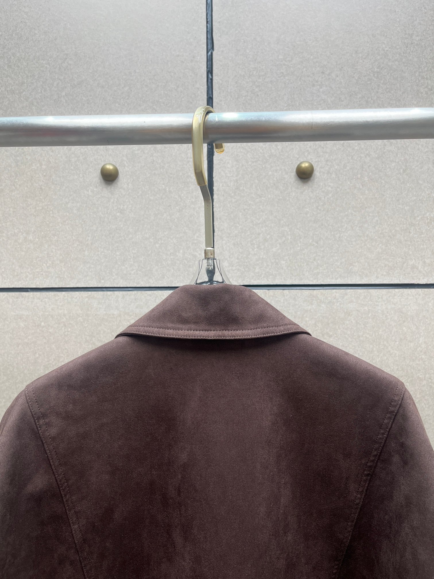 ❤️仿皮斜袋夹克外套！ SML