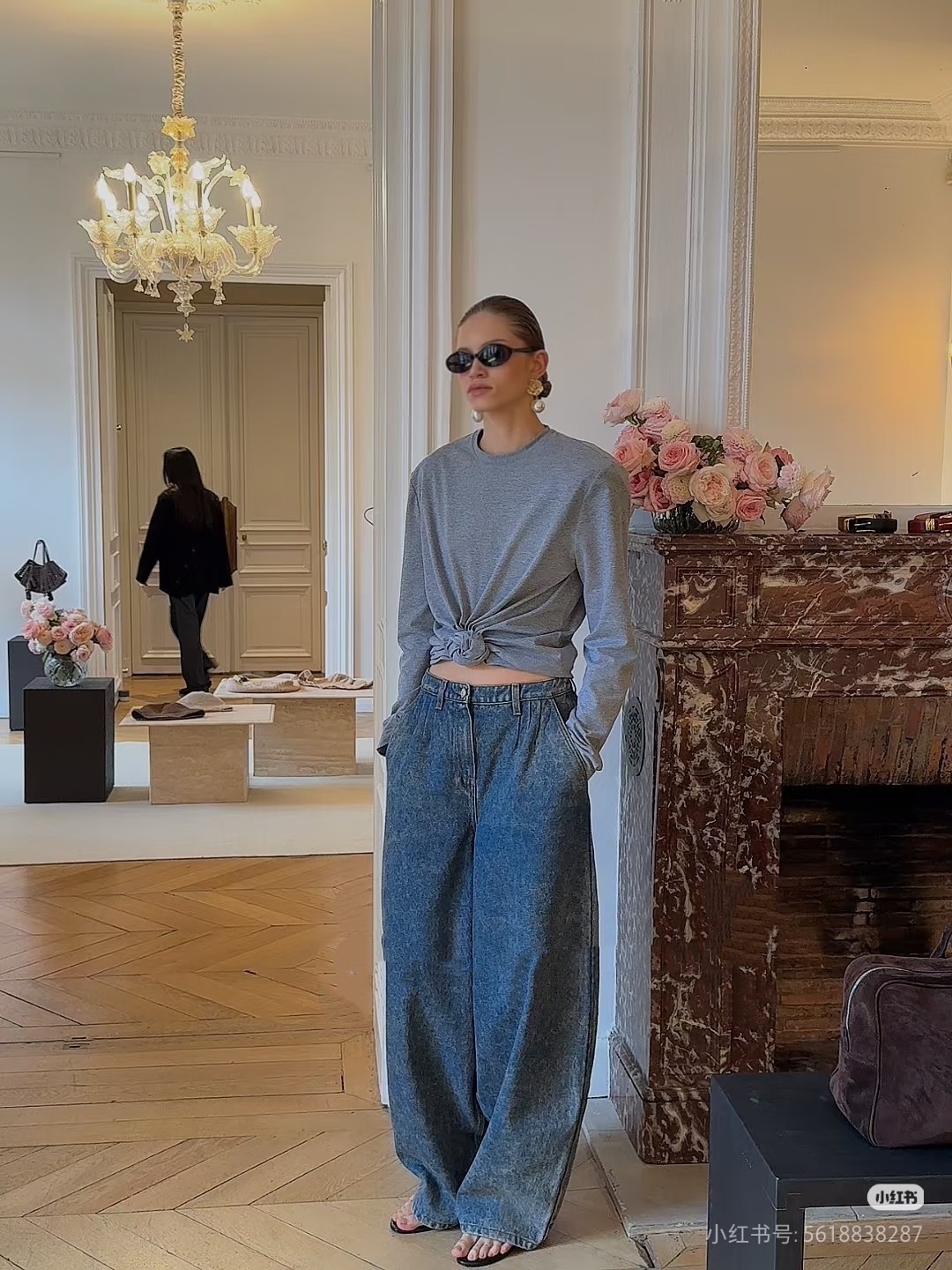 ♥️magda 打结纽花羊毛针织上衣！100％羊毛 两色 SML