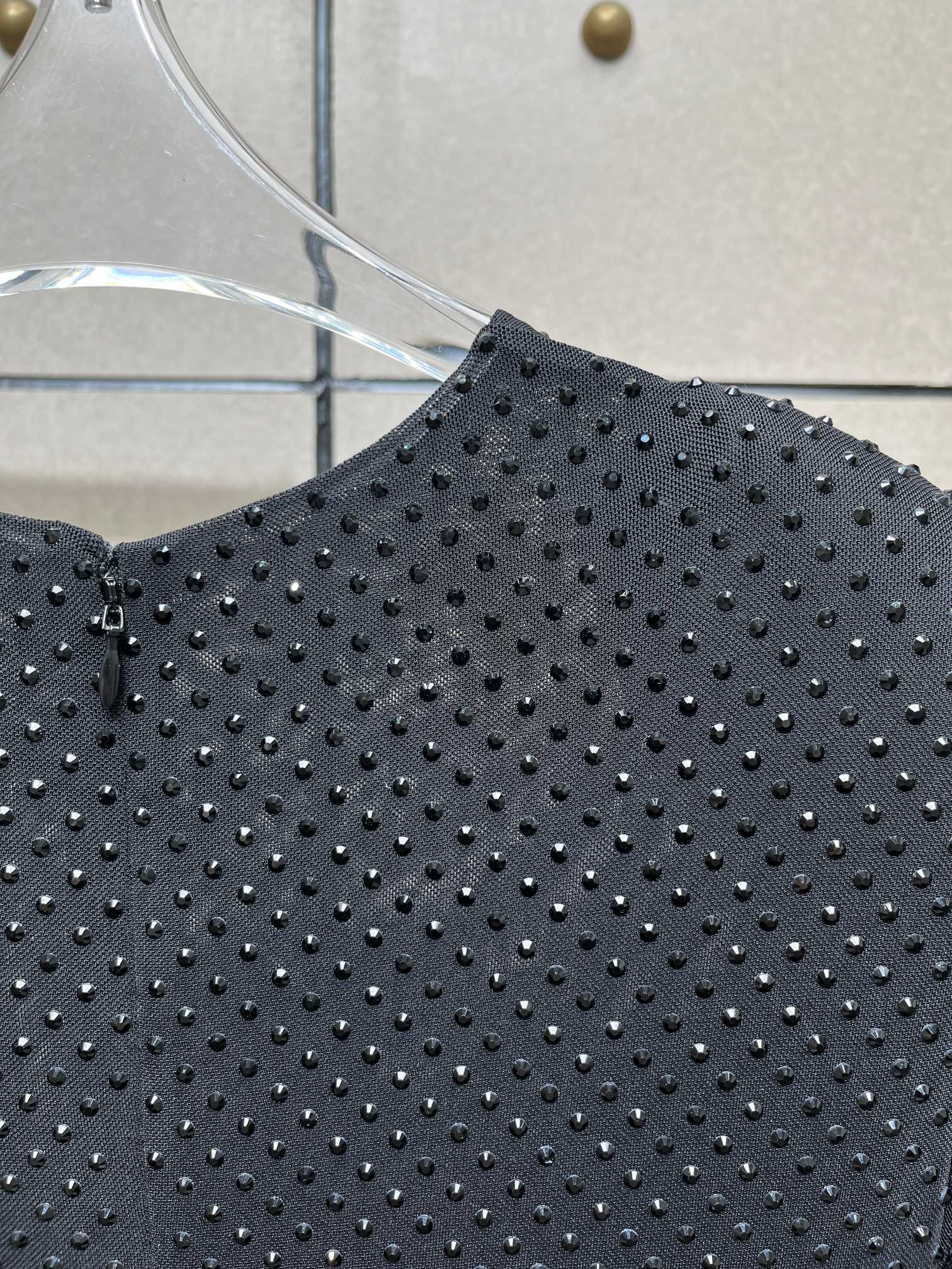 ❤️修身露腰烫钻连衣裙！两色 SML