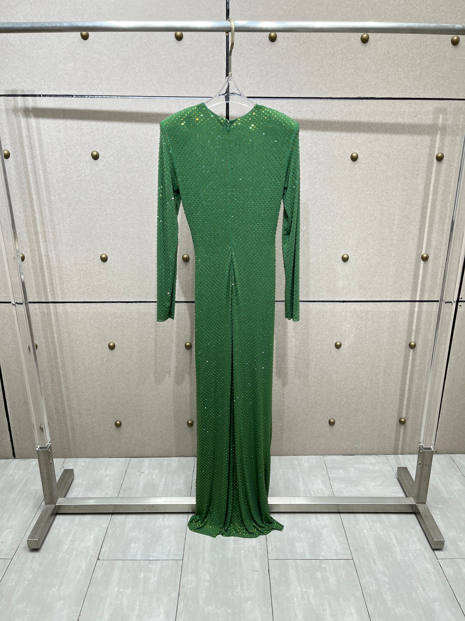 ❤️修身露腰烫钻连衣裙！两色 SML