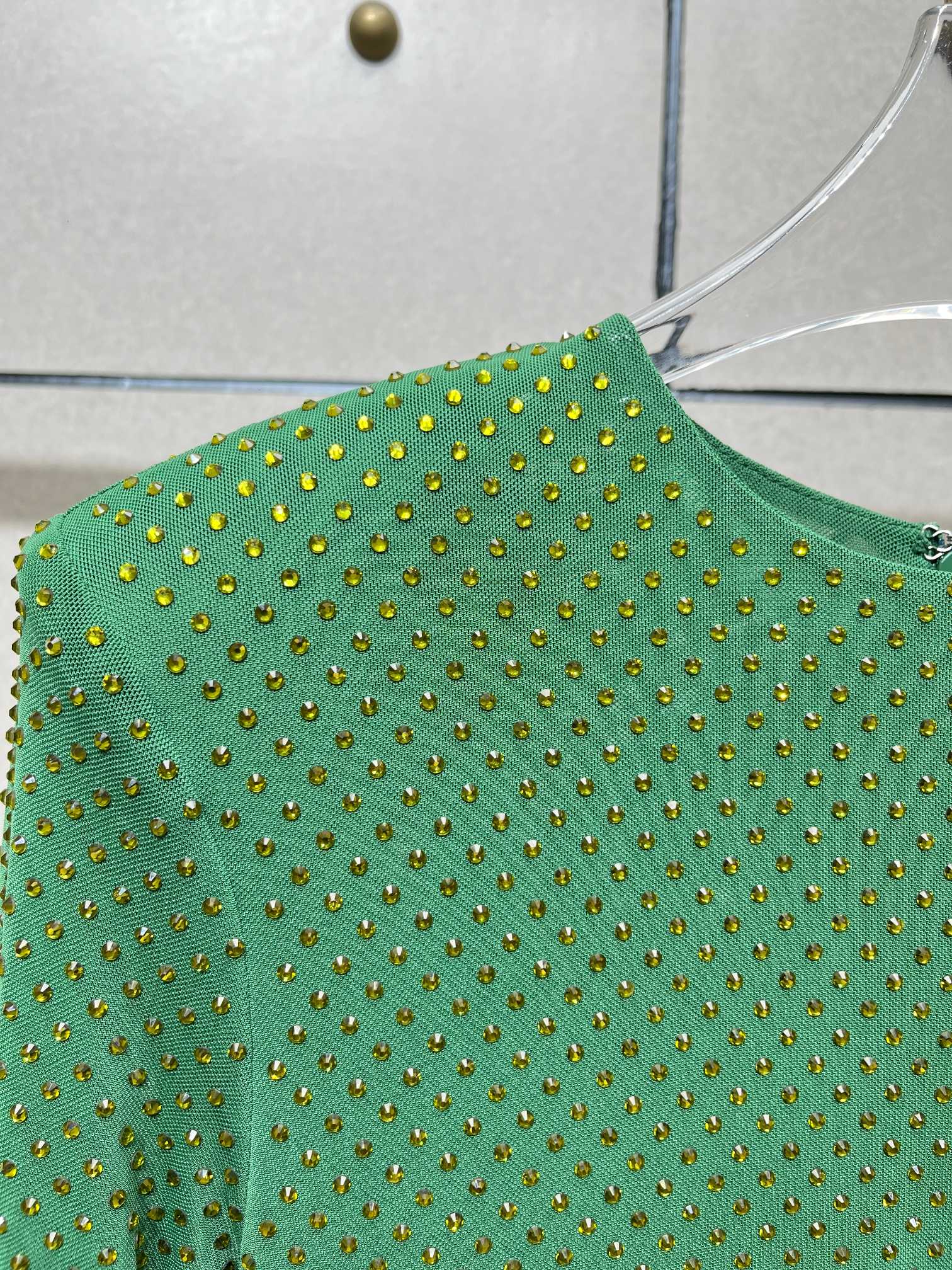 ❤️修身露腰烫钻连衣裙！两色 SML