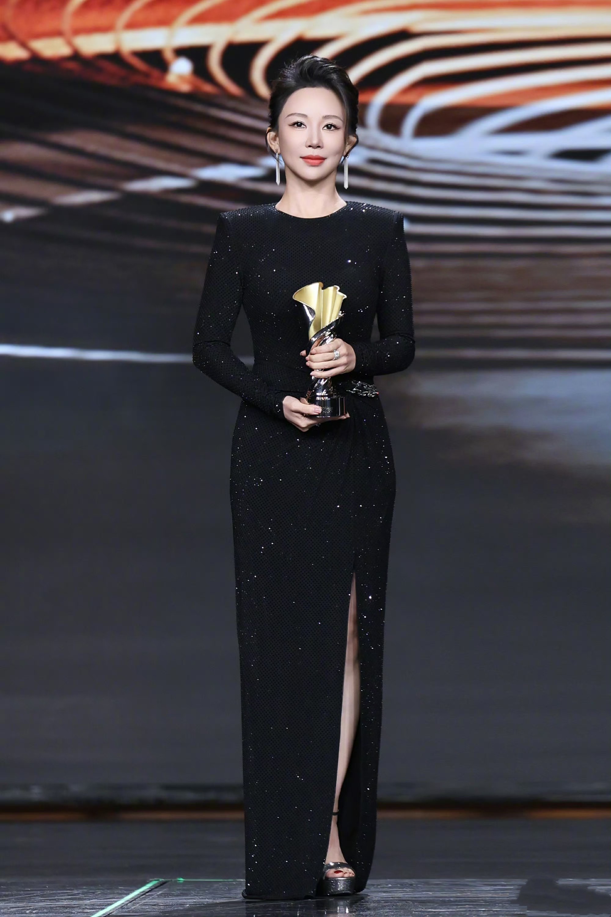 ❤️修身露腰烫钻连衣裙！两色 SML