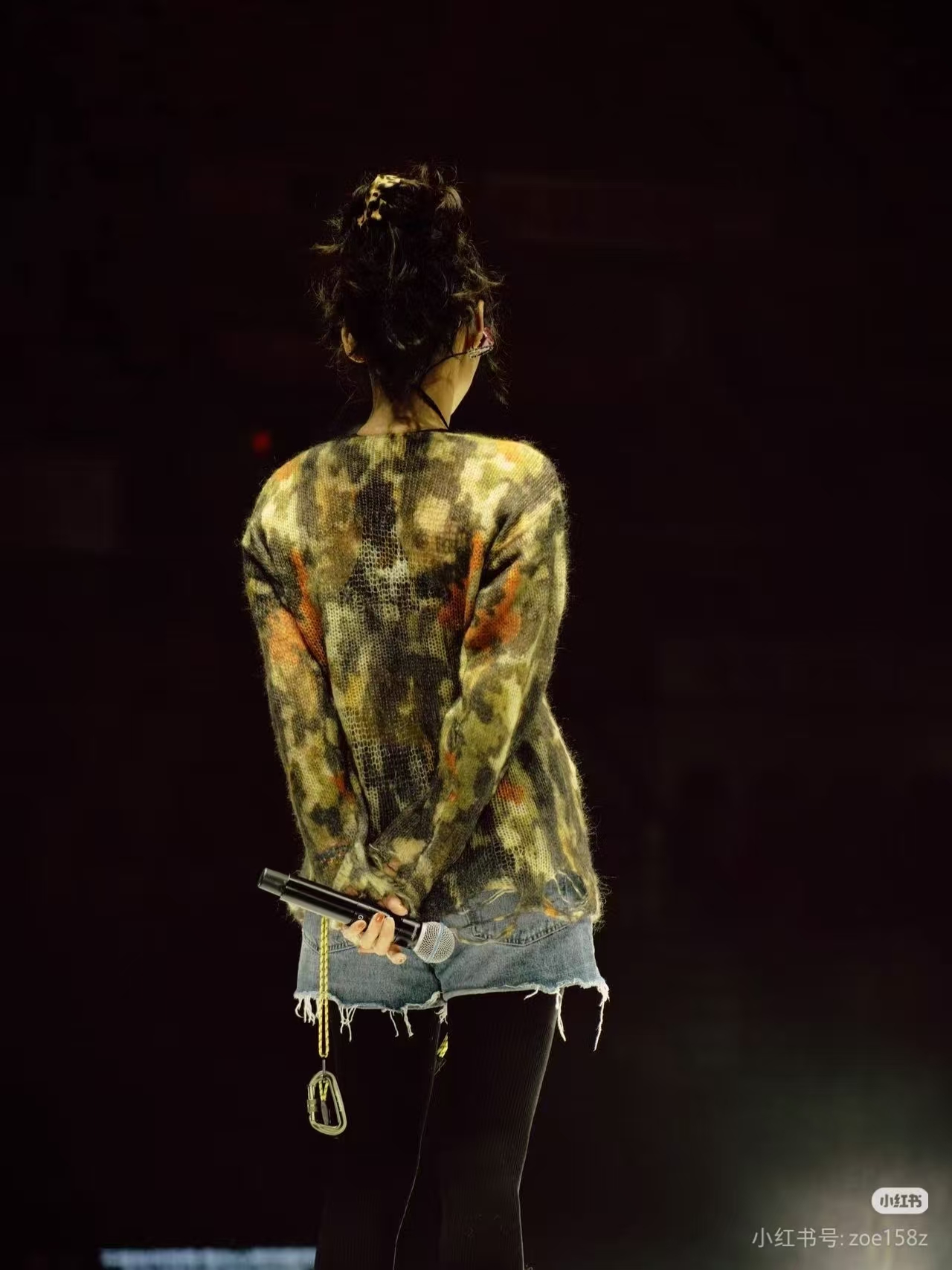 ❤️迷彩印花勾烂薄毛衣！羊毛马海毛混纺纱线 SML