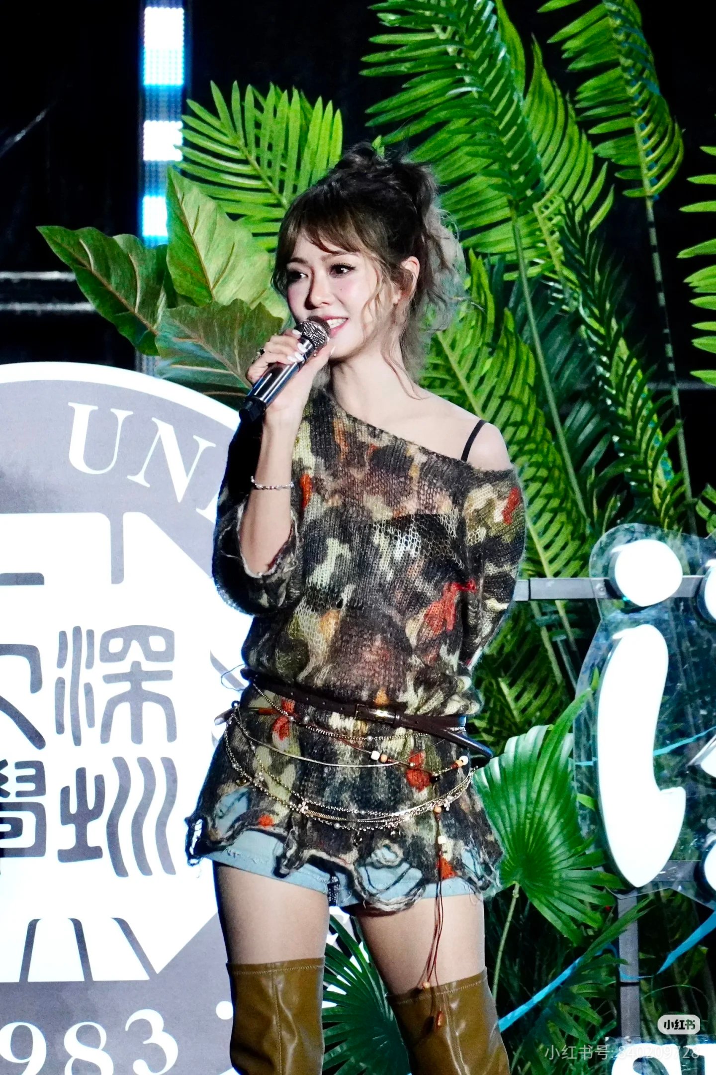 ❤️迷彩印花勾烂薄毛衣！羊毛马海毛混纺纱线 SML