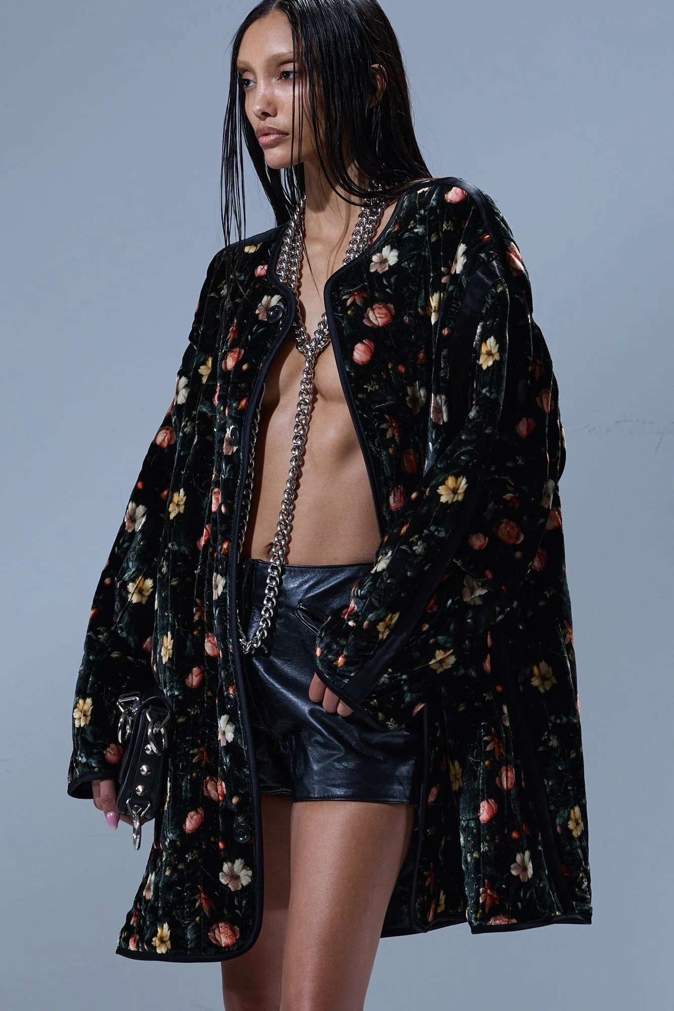 NO:622071,Flannel printed reversible cotton coat!  Reversible SML,,alexander wang19860909绒布印花两面穿棉衣！双面可穿 SML,,alexander wang,Women's clothing