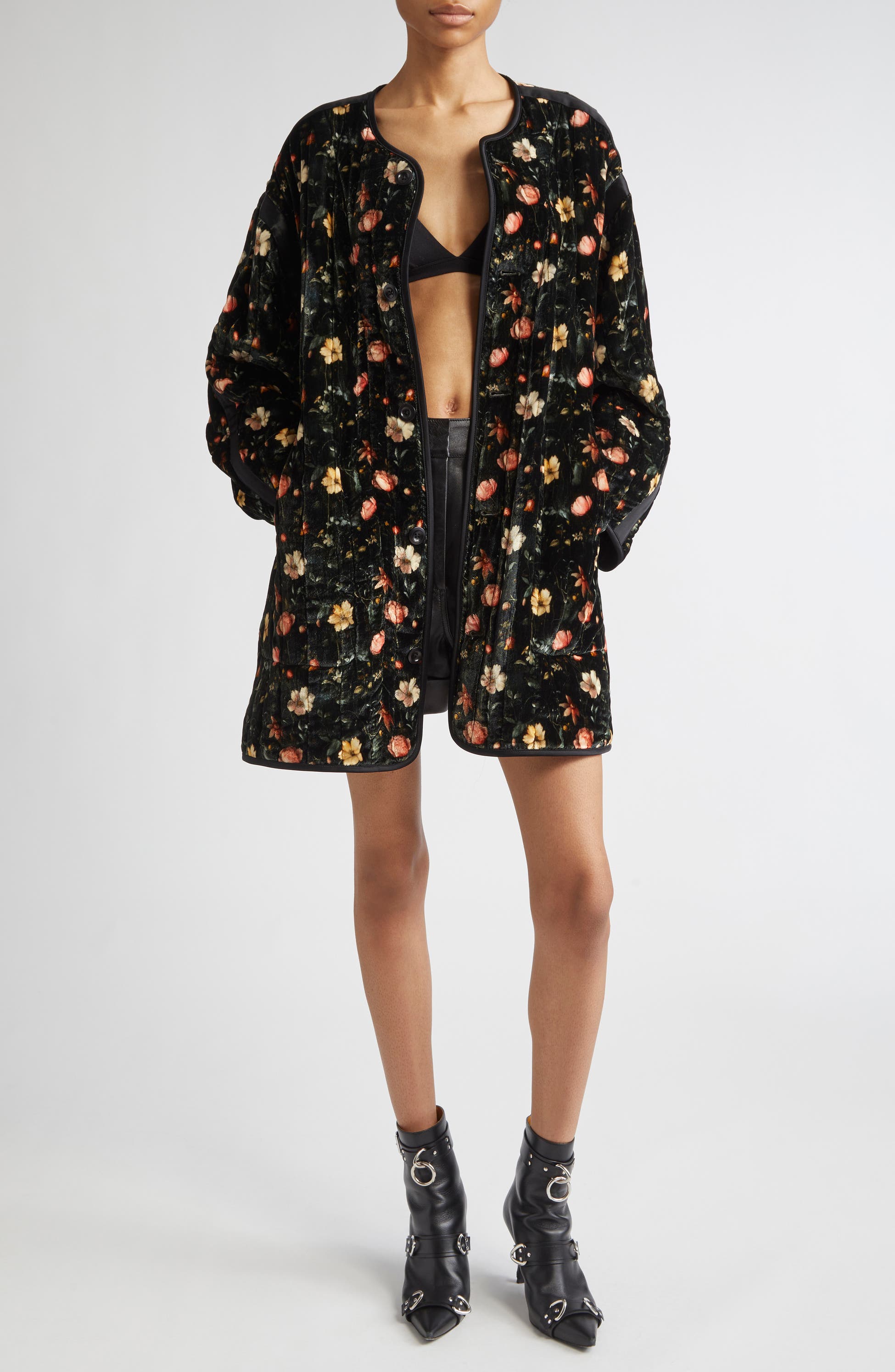 ❤️绒布印花两面穿棉衣！双面可穿 SML