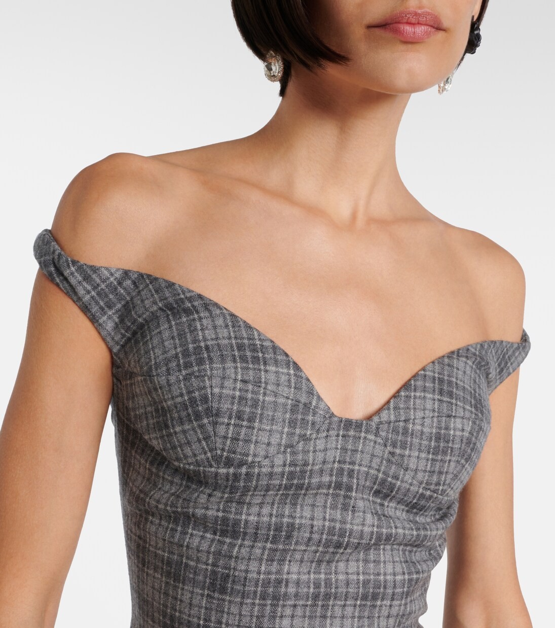 ❤️magda 定制面料露肩连衣裙！ SML