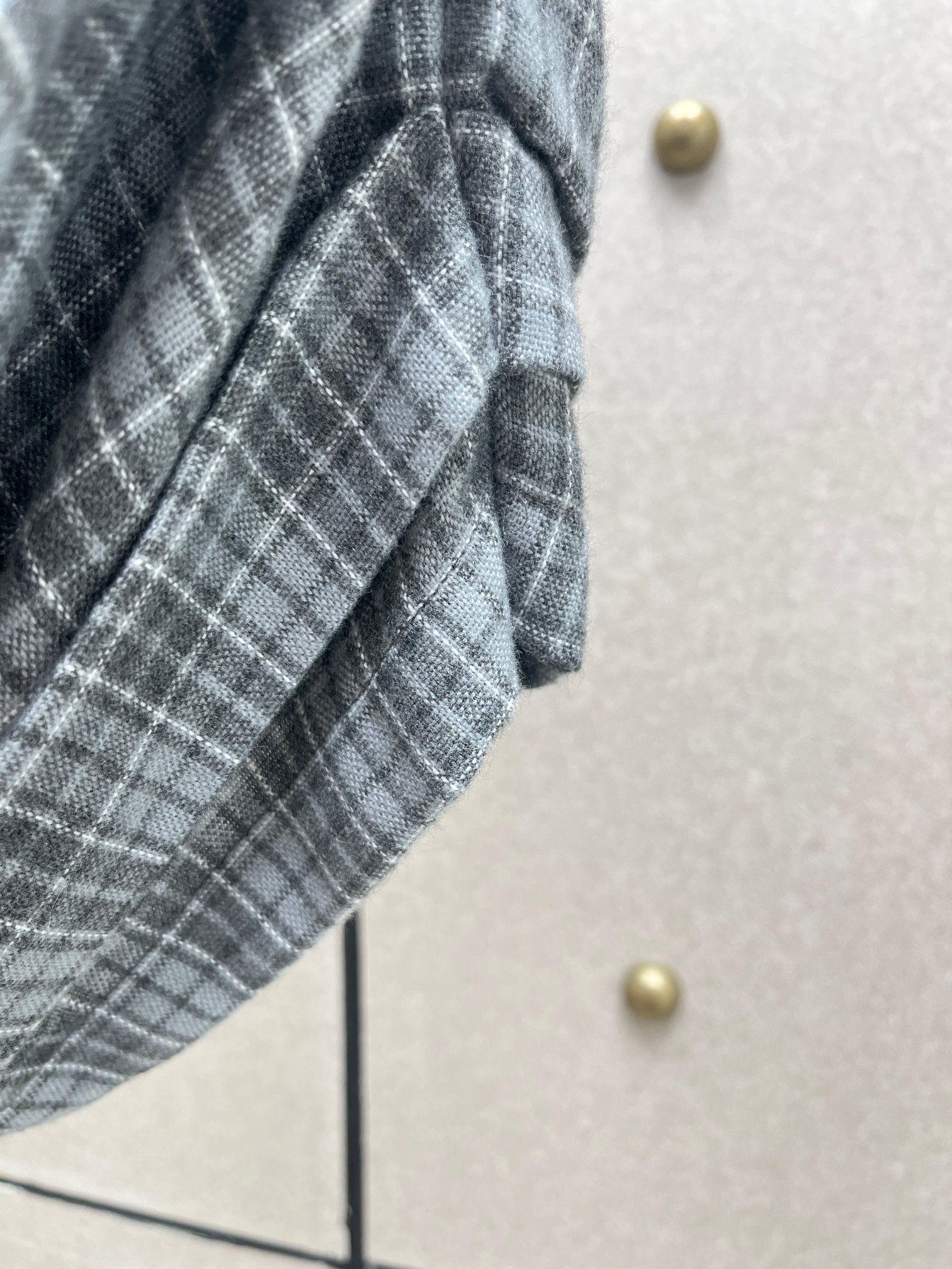 ❤️定制面料收褶半裙！SML