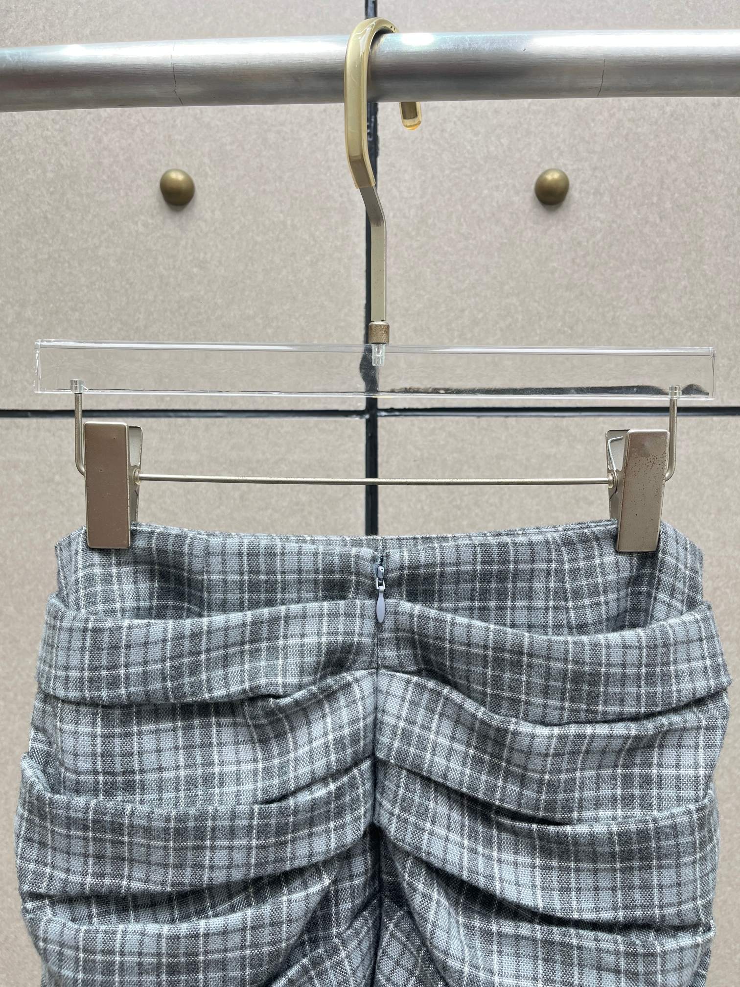 ❤️定制面料收褶半裙！SML