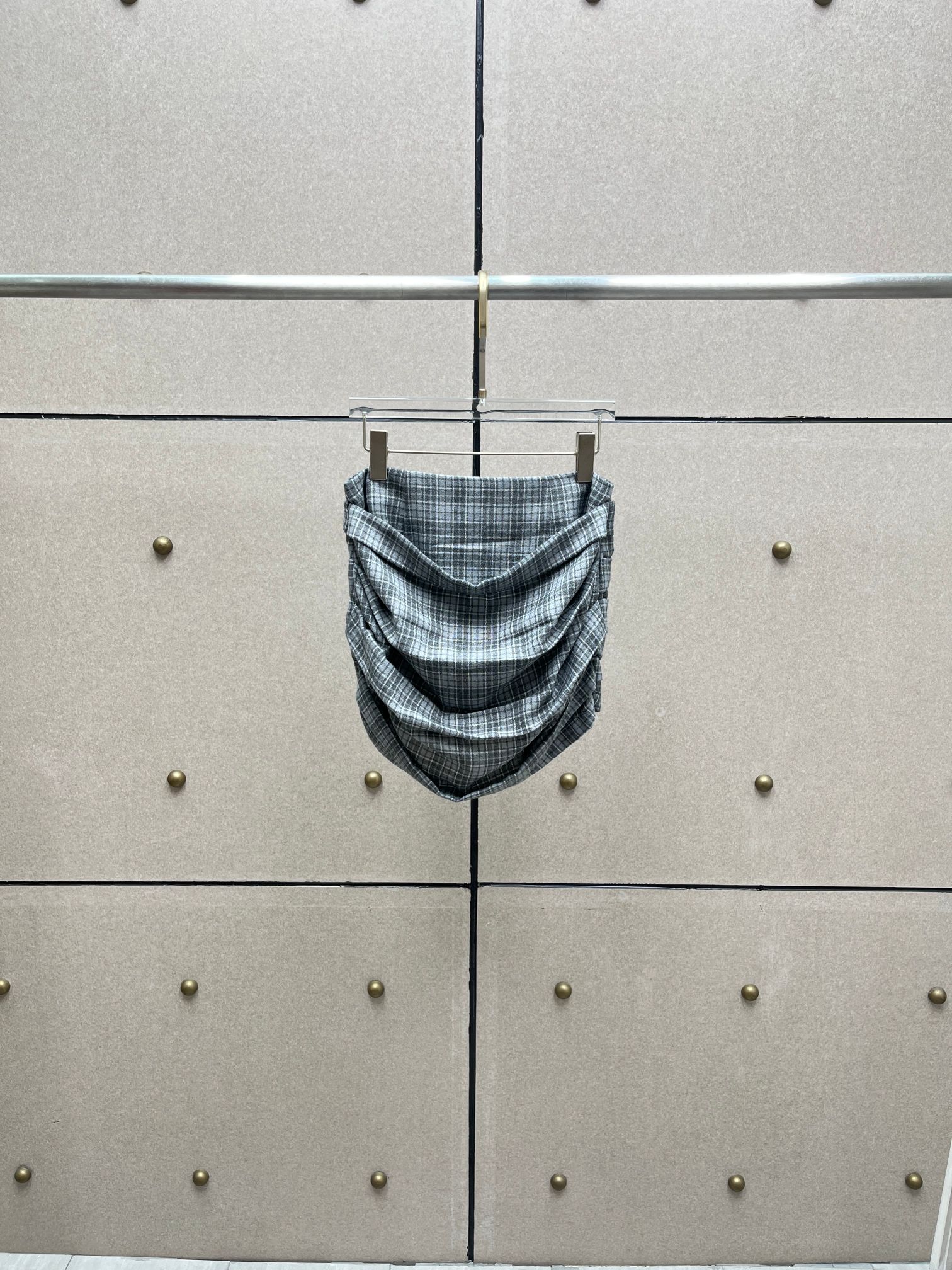 ❤️定制面料收褶半裙！SML