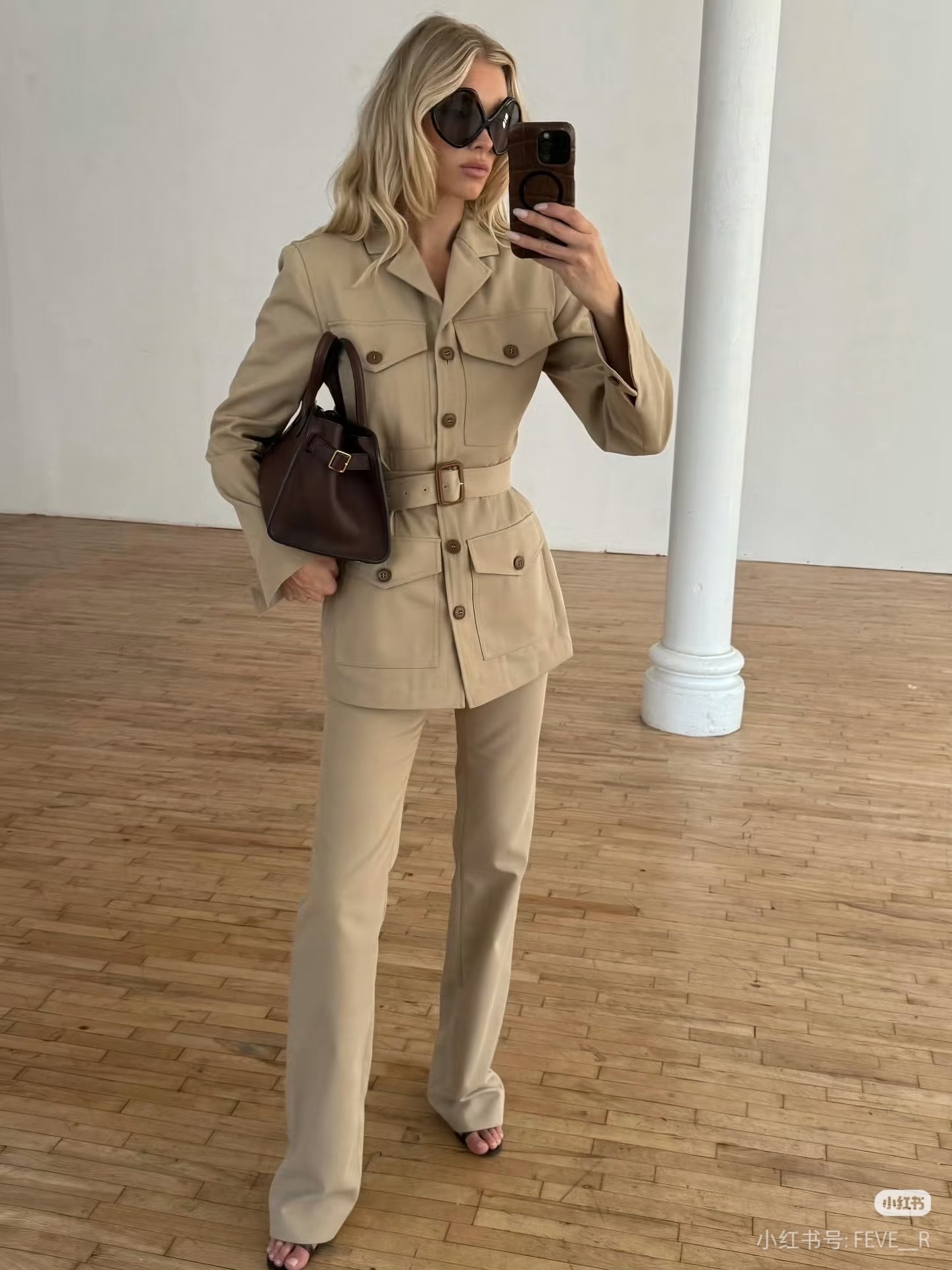 ❤️多袋复古小翻领工装上衣！棉 SML