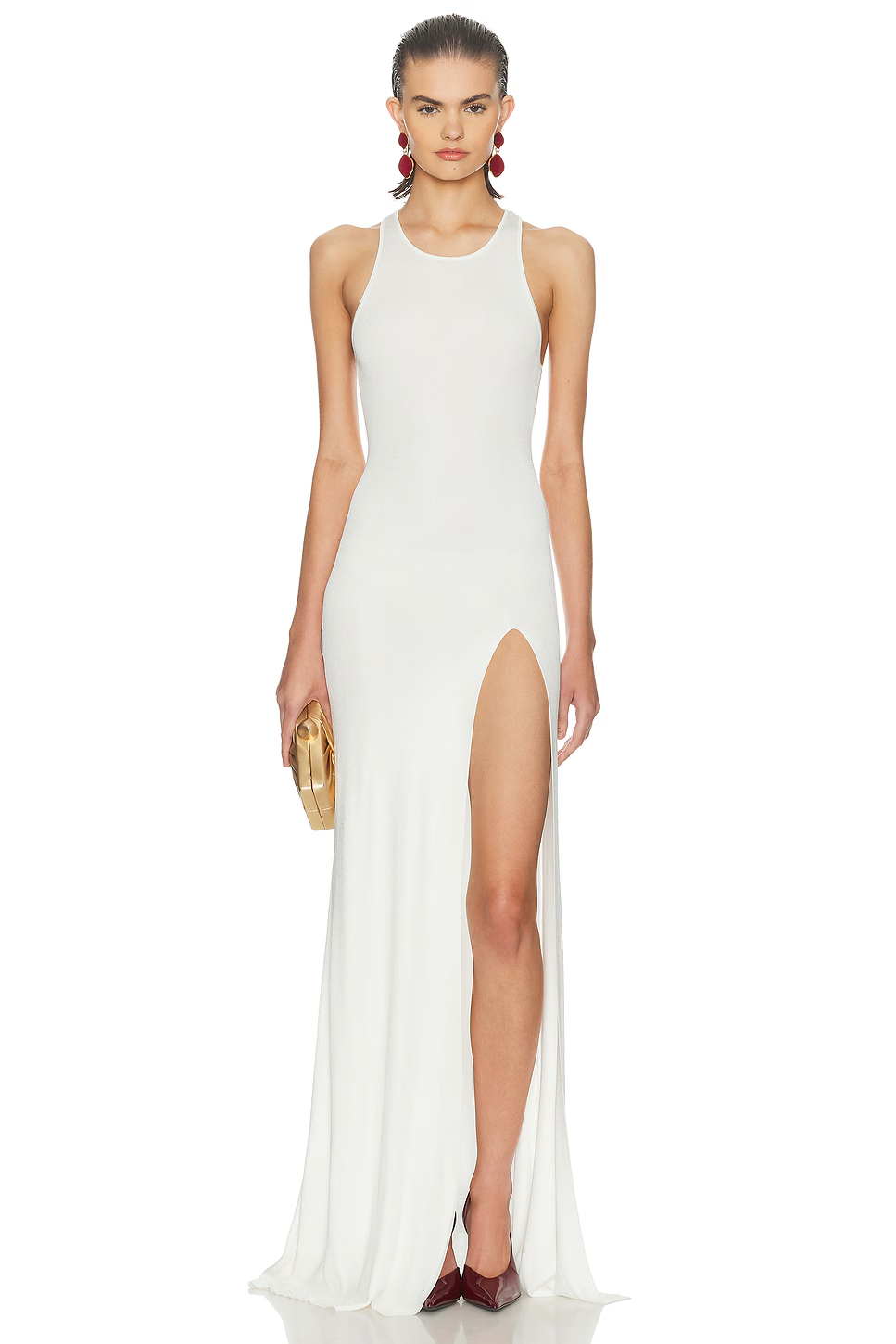 ❤️凉感冰丝针织密织长连衣裙！SML