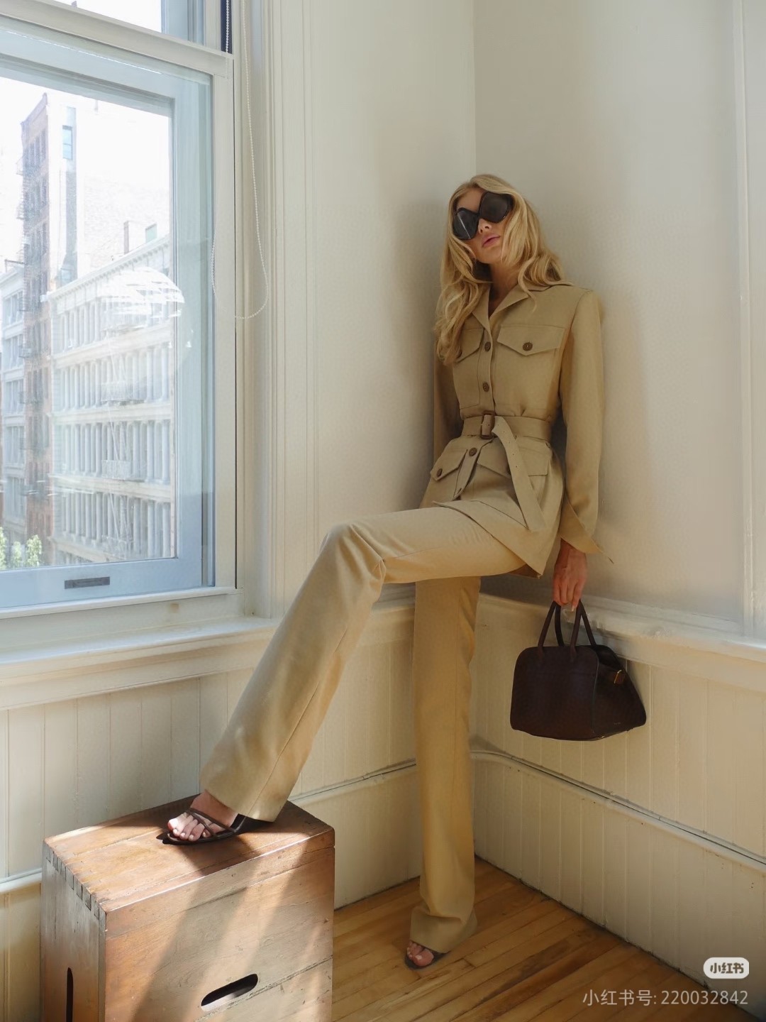 ❤️棉质高腰直筒裤！棉 两色 SML