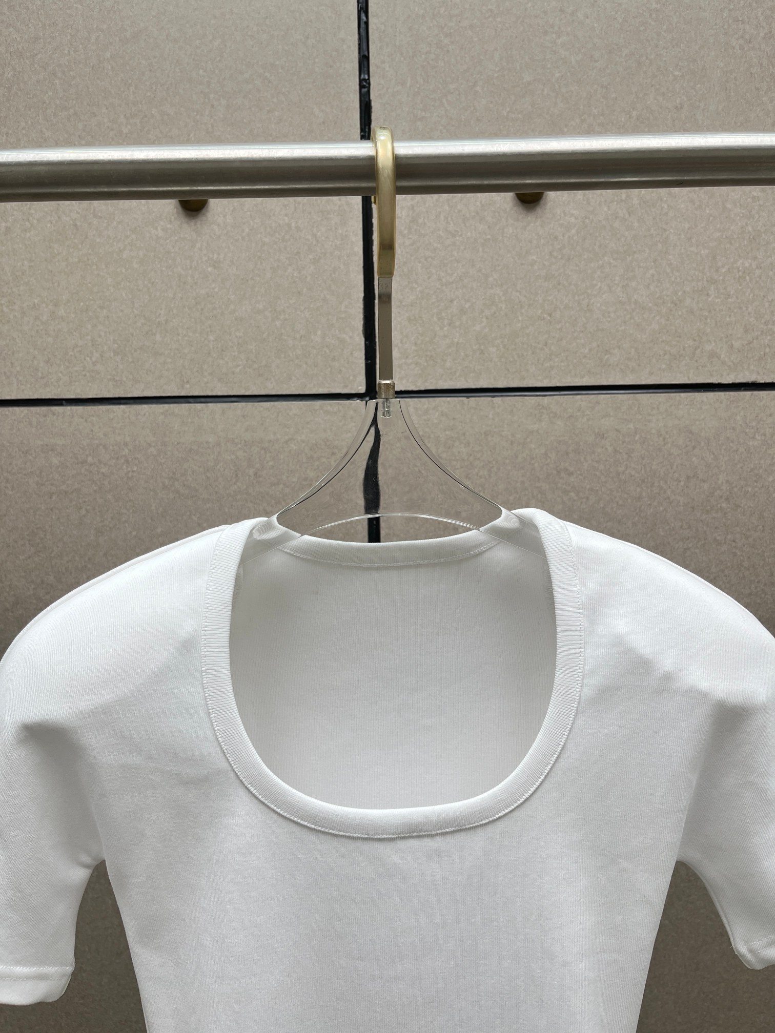 ❤️螺纹刺绣圆肩连体衣！棉 两色 SML