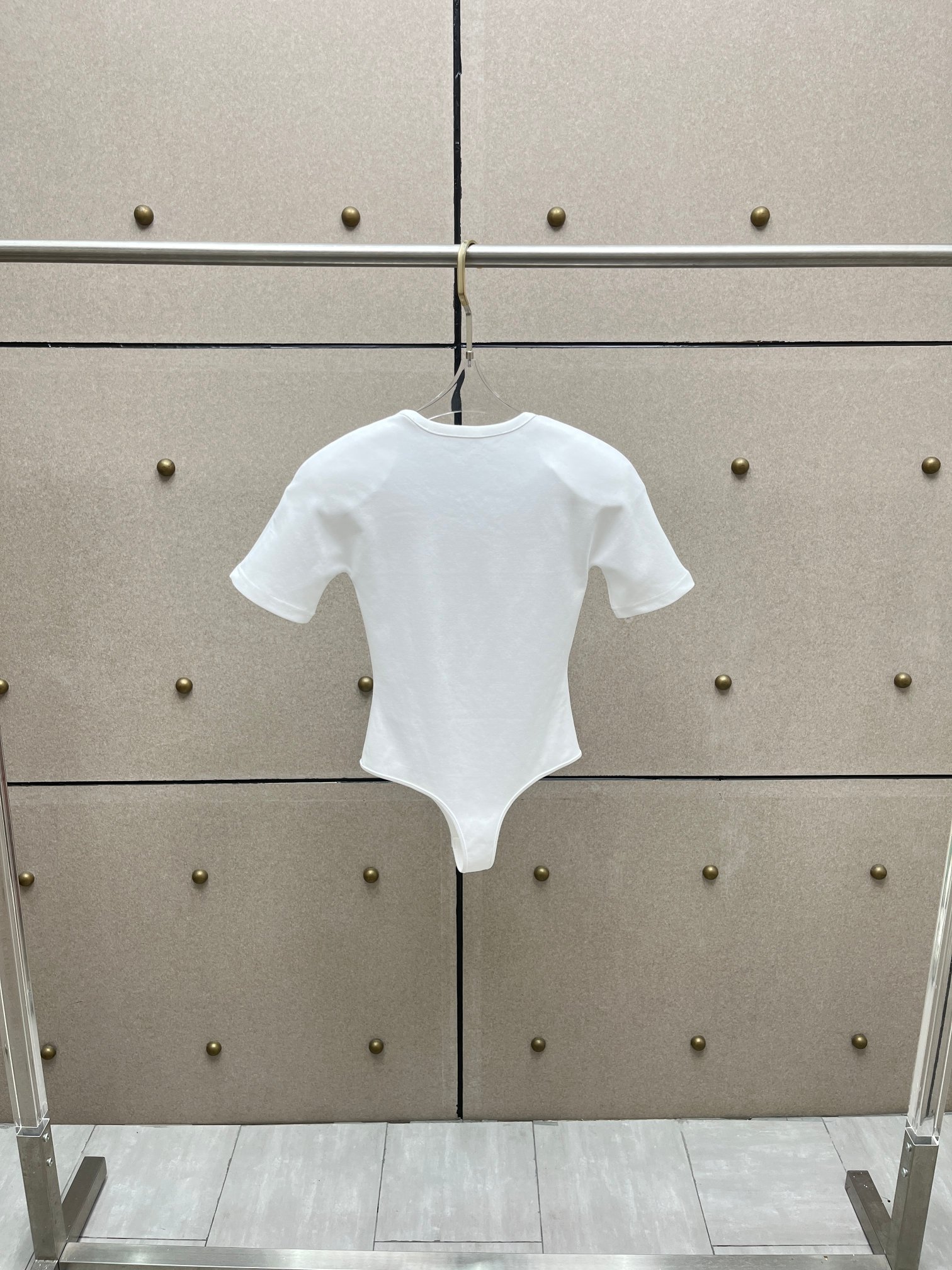 ❤️螺纹刺绣圆肩连体衣！棉 两色 SML