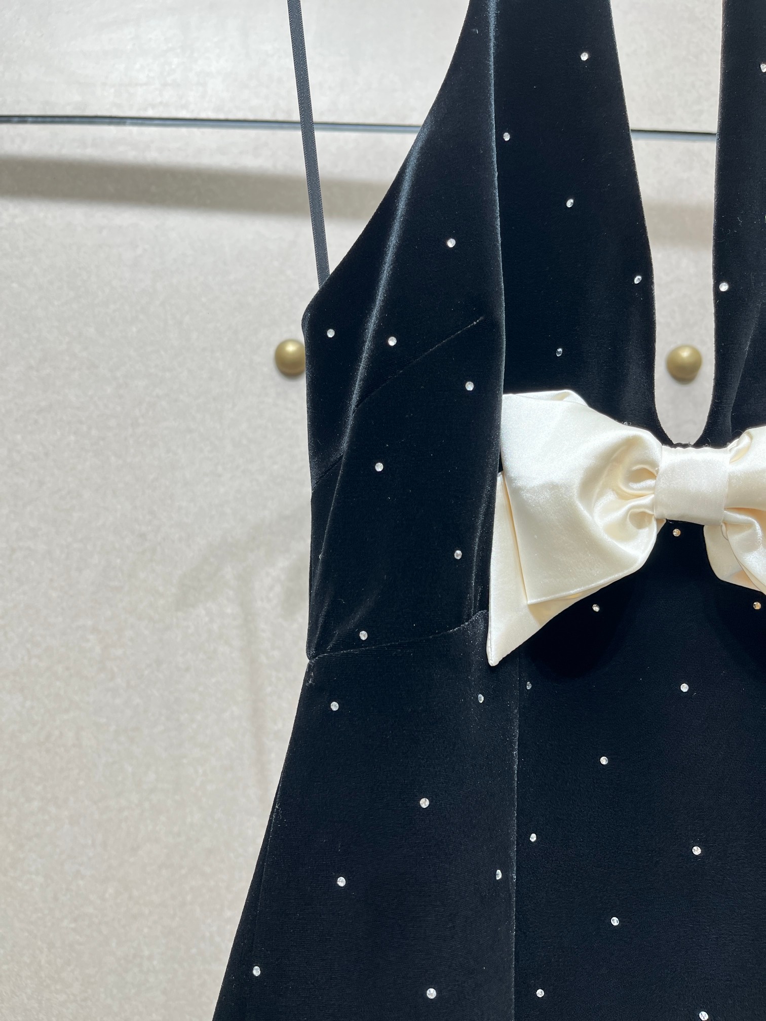 ❤️丝绒烫钻连衣裙！SML