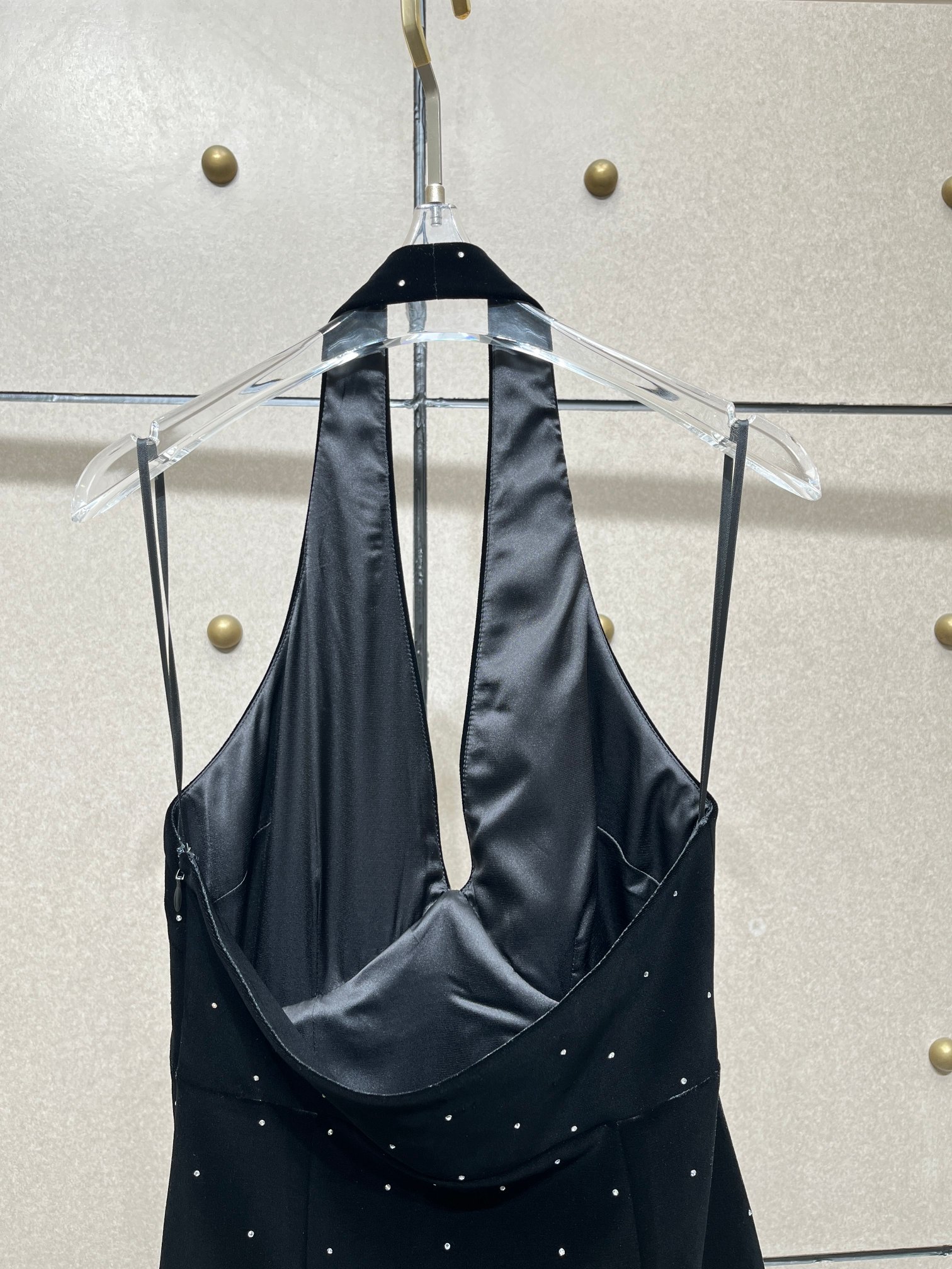 ❤️丝绒烫钻连衣裙！SML