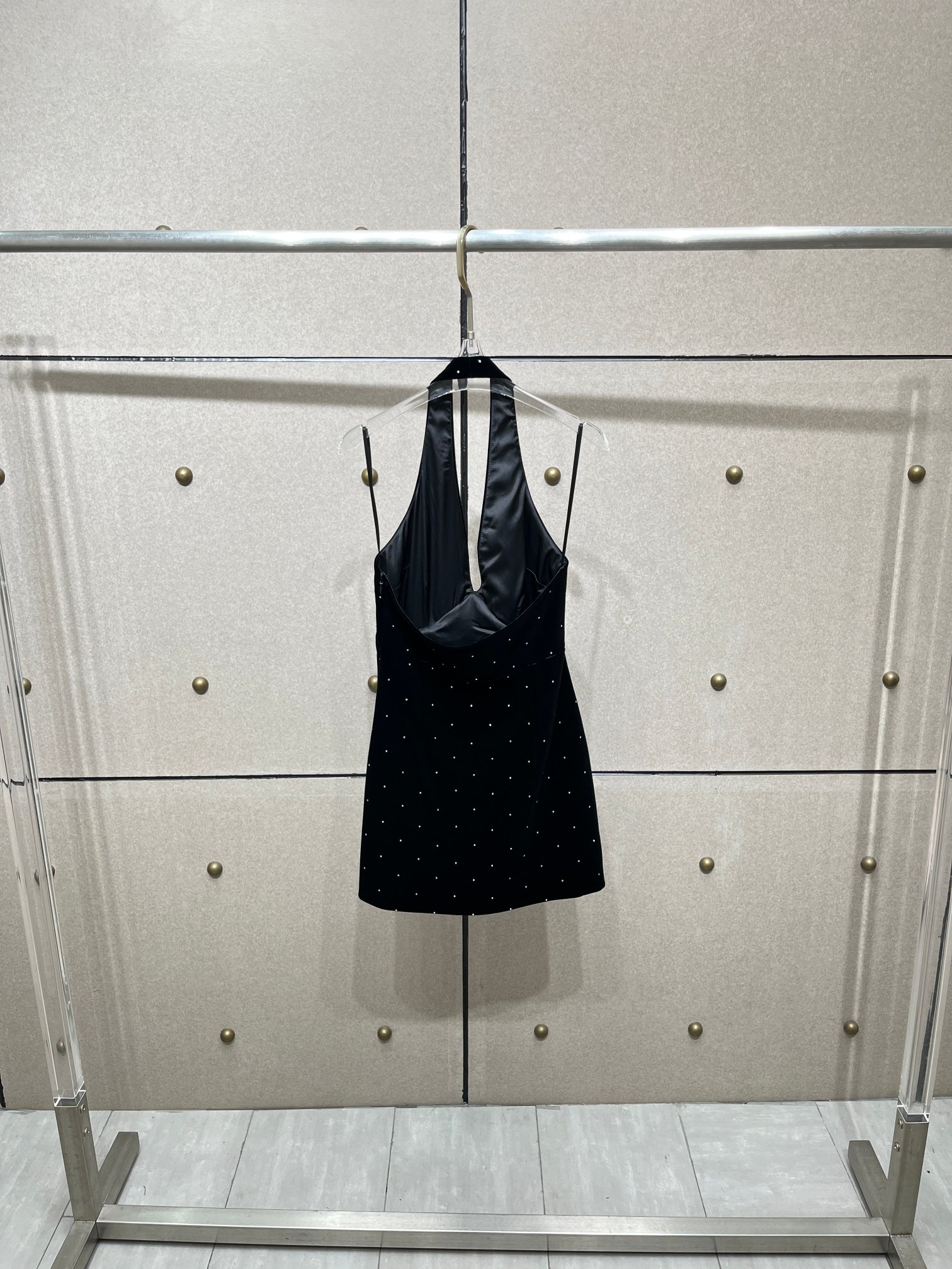 ❤️丝绒烫钻连衣裙！SML