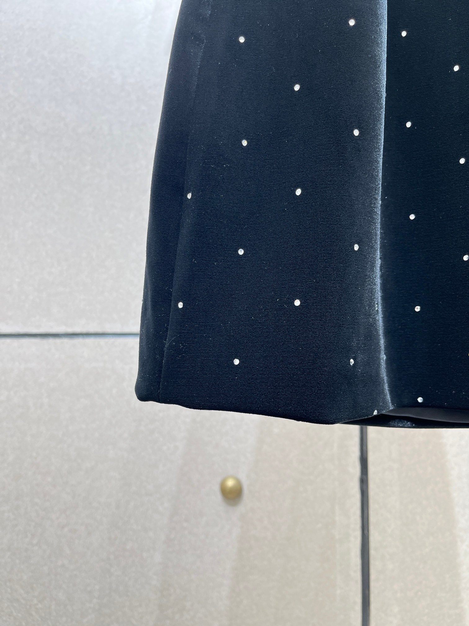 ❤️丝绒烫钻连衣裙！SML