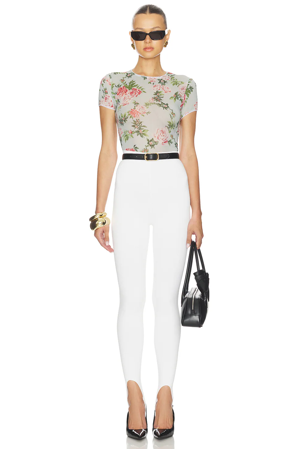 ❤️蚕丝花边印花上衣！桑蚕丝混纺 活性印花 SML