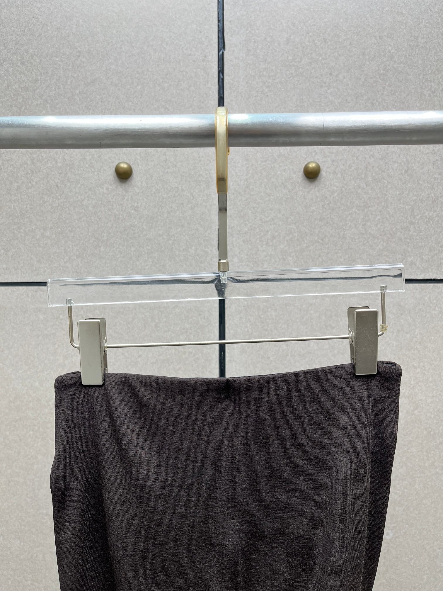 ❤️咖啡色收褶不对称半裙！SML