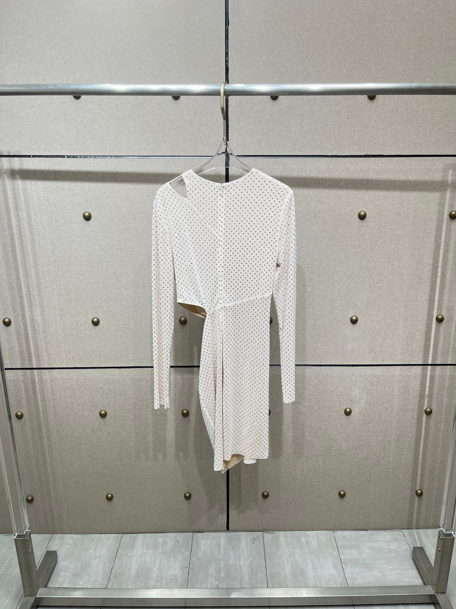 ❤️蕾丝拼接烫钻连衣裙！SML