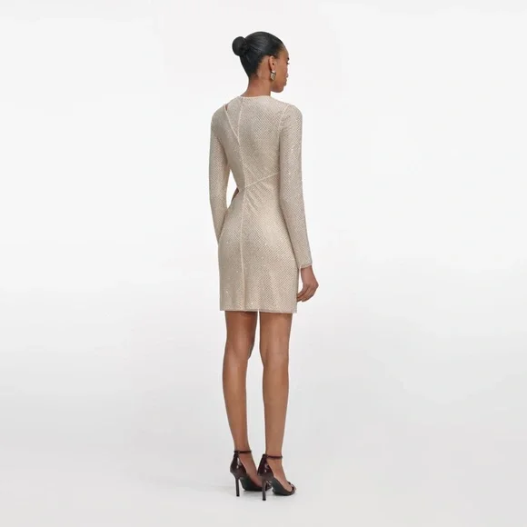 ❤️蕾丝拼接烫钻连衣裙！SML