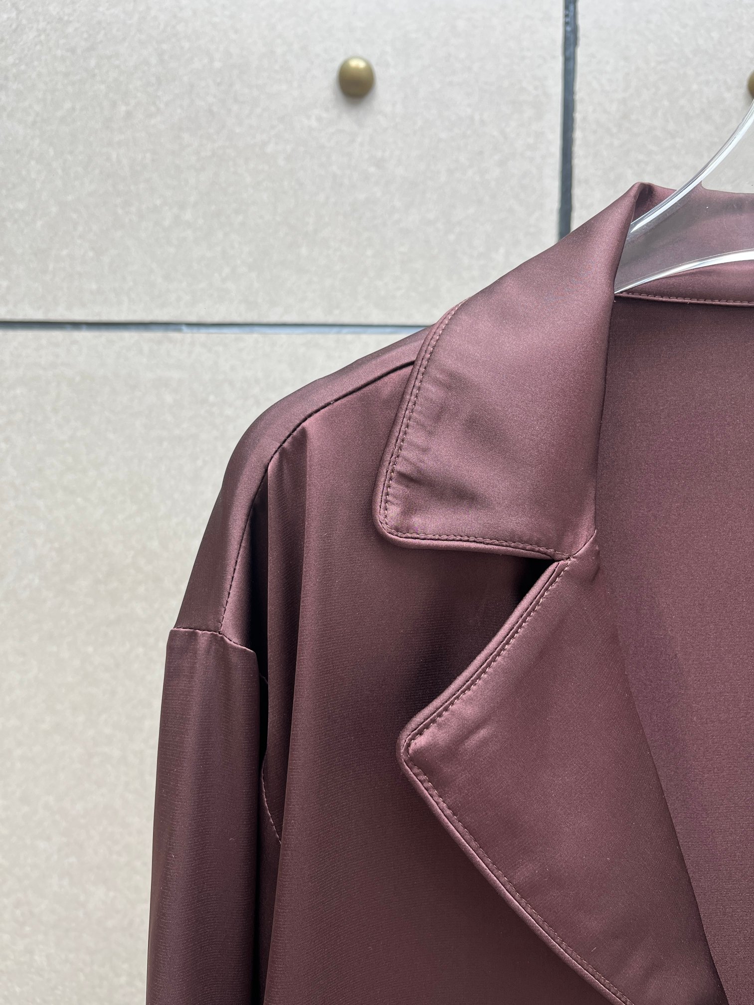 ❤️缎布翻领上衣！SML