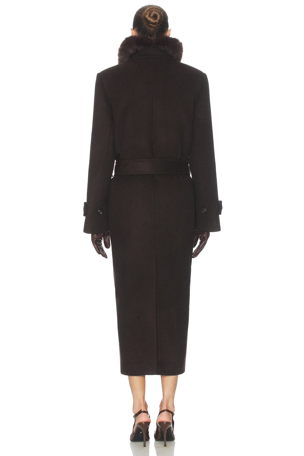 ❤️双排扣系腰带羊毛大衣！羊毛混纺 两色 SML