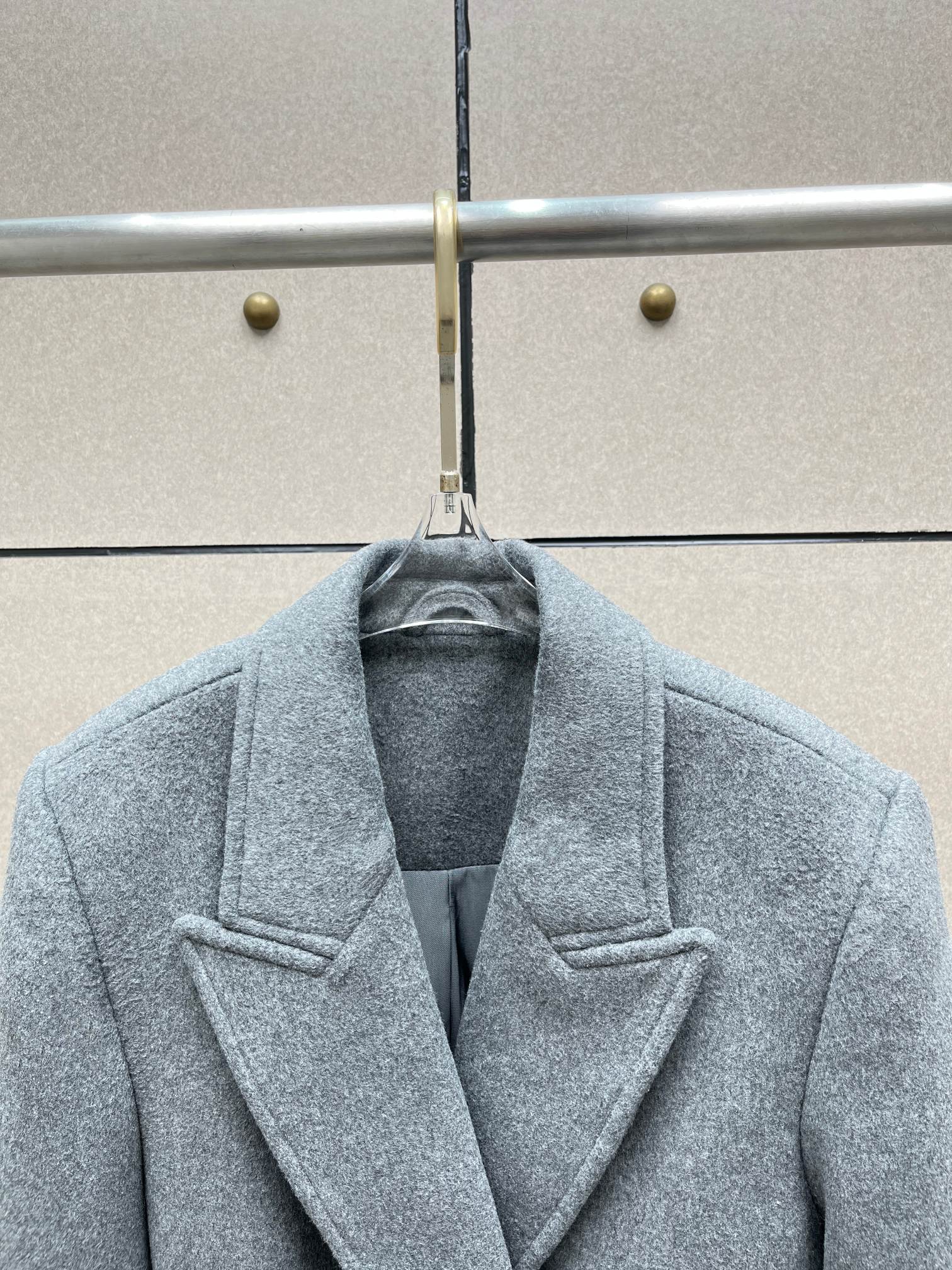 ❤️双排扣系腰带羊毛大衣！羊毛混纺 两色 SML