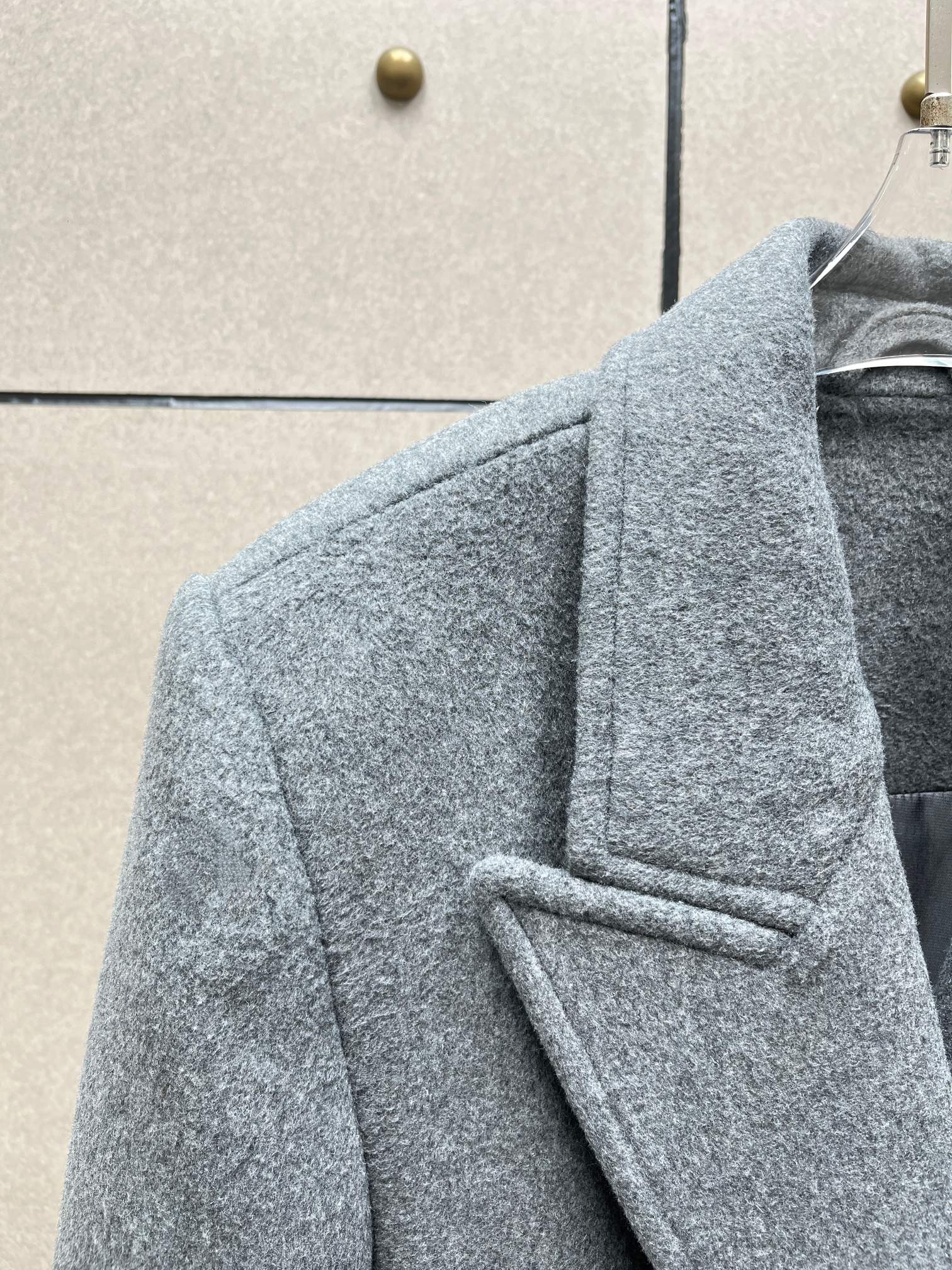 ❤️双排扣系腰带羊毛大衣！羊毛混纺 两色 SML