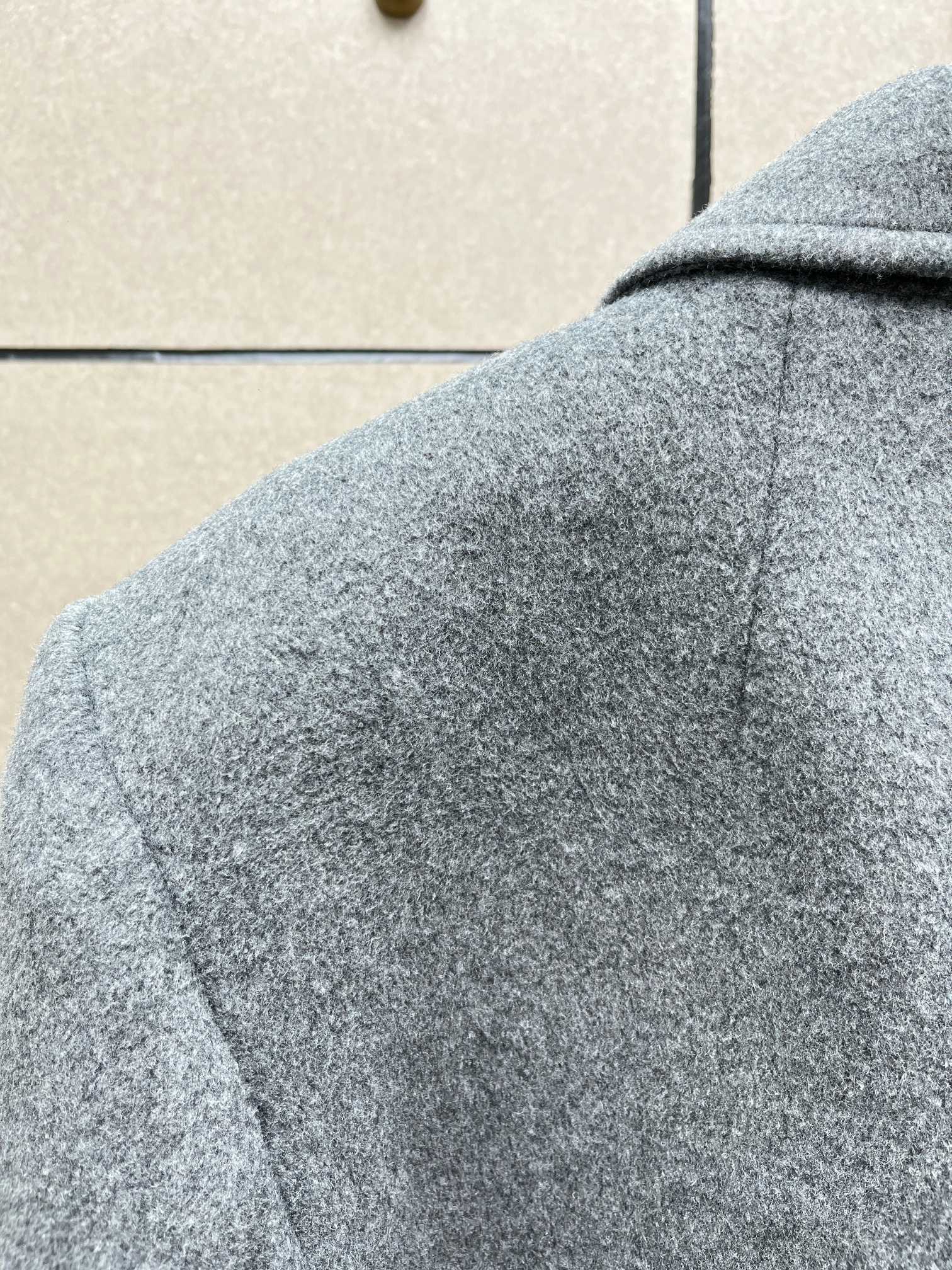 ❤️双排扣系腰带羊毛大衣！羊毛混纺 两色 SML