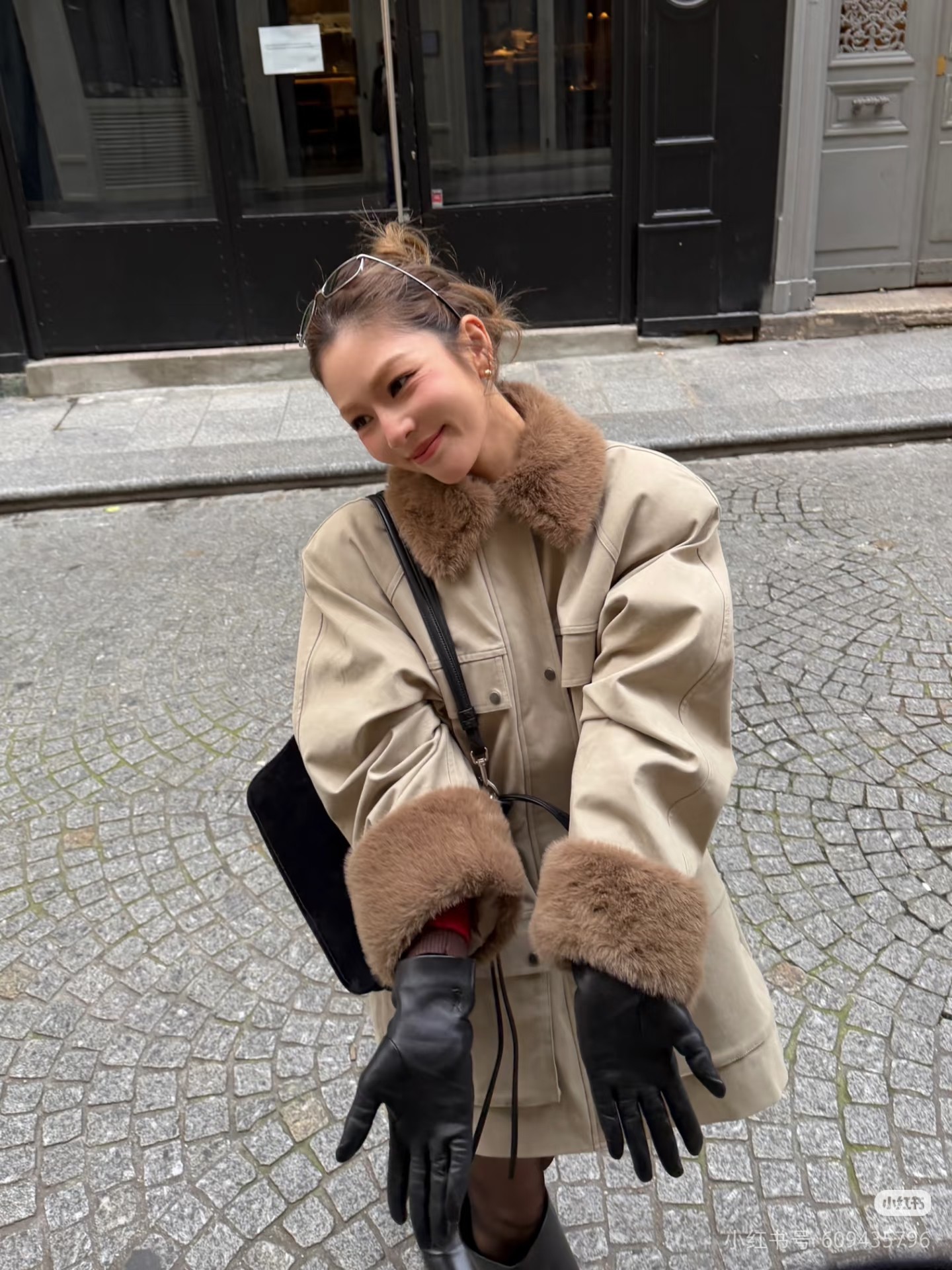 ❤️毛领多袋收腰夹克外套！棉 SML