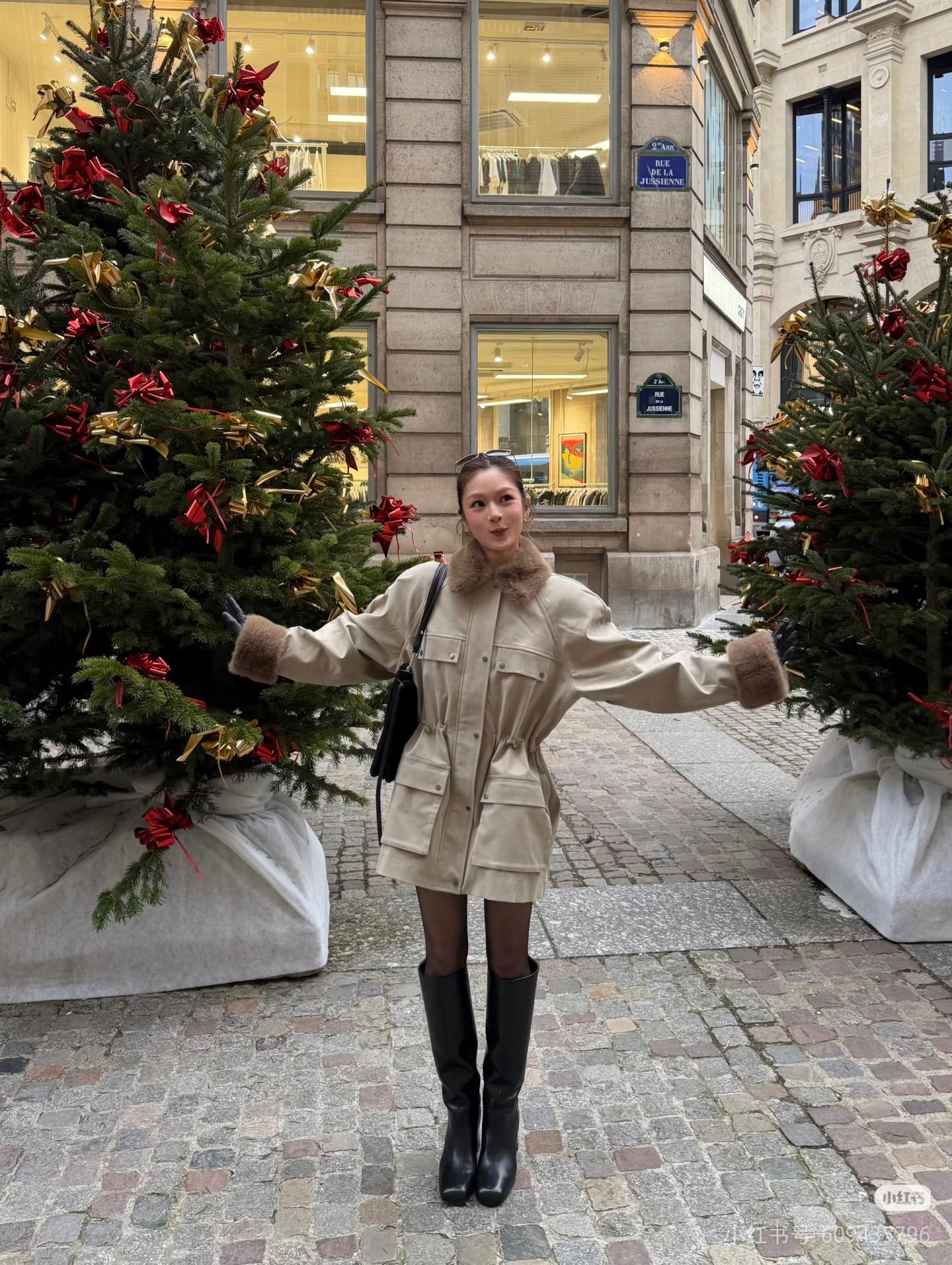 ❤️毛领多袋收腰夹克外套！棉 SML