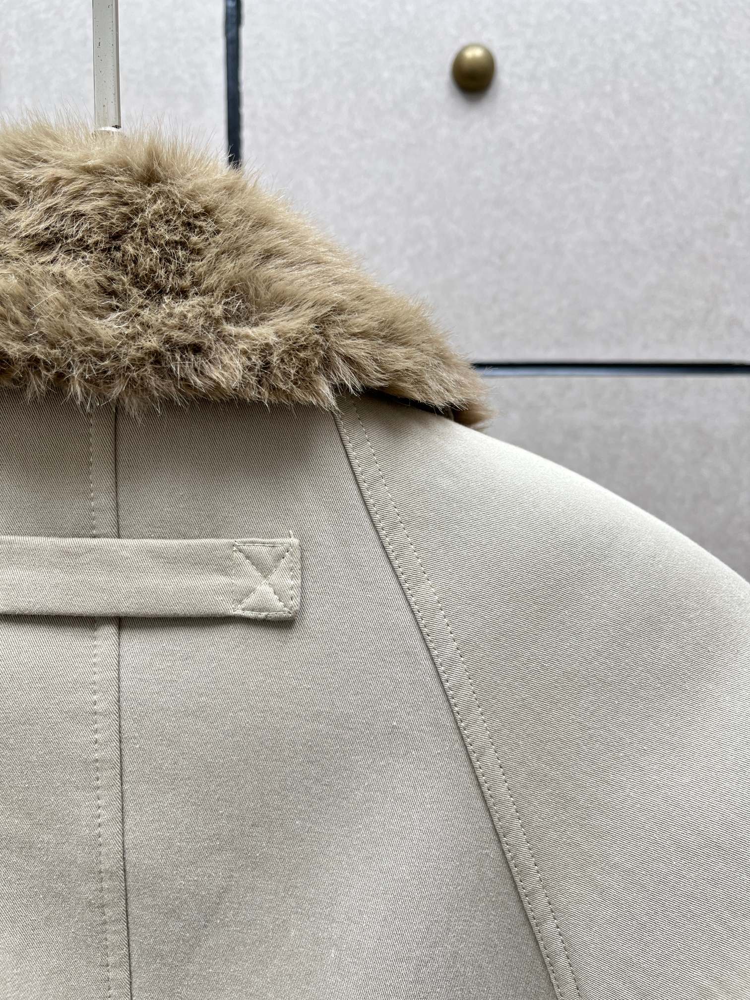 ❤️毛领多袋收腰夹克外套！棉 SML