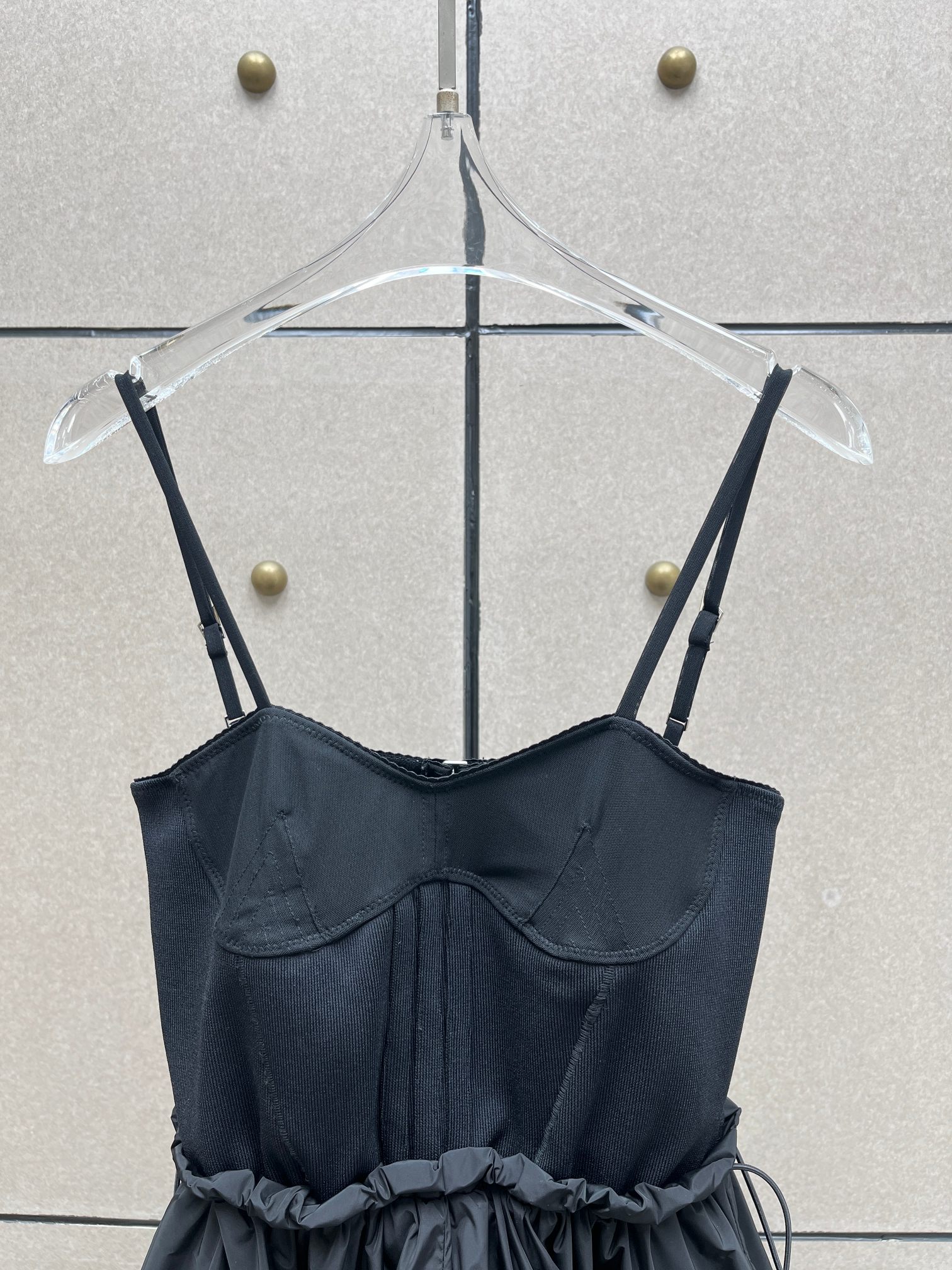 ❤️螺纹针织拼接吊带连衣裙！SML